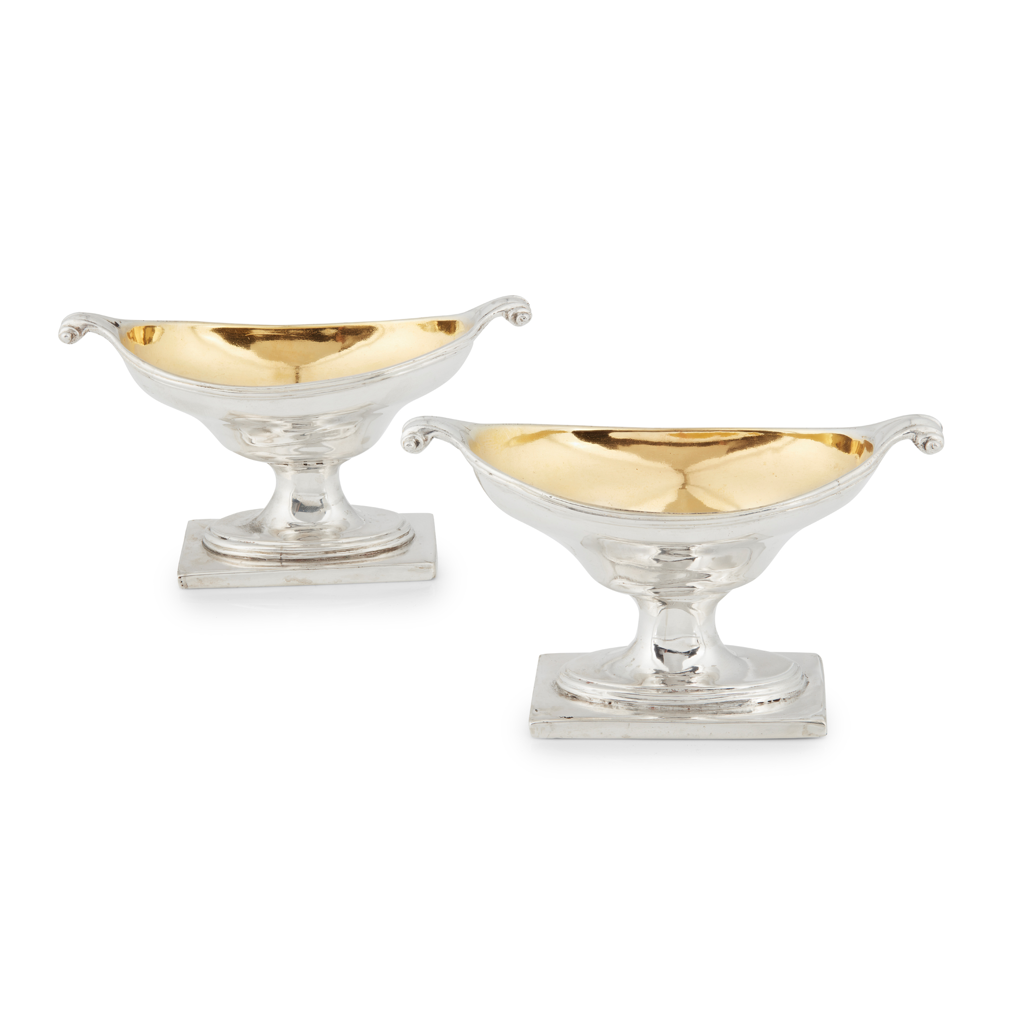 ABERDEEN – A PAIR OF SCOTTISH PROVINCIAL SALTS