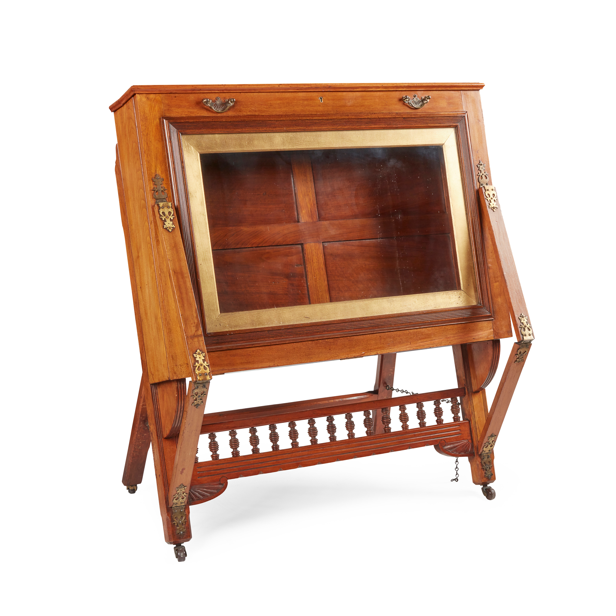 A VICTORIAN MAHOGANY FOLIO/ENGRAVING STAND