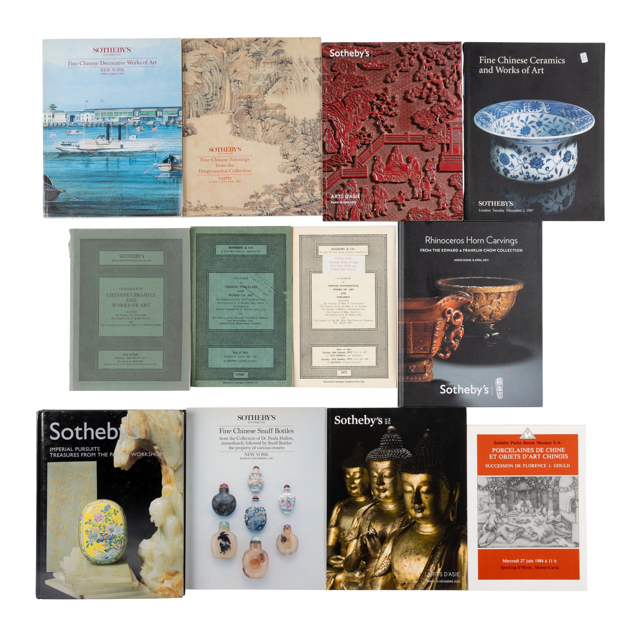 COLLECTION OF SOTHEBY'S CHINESE ART CATALOGUES