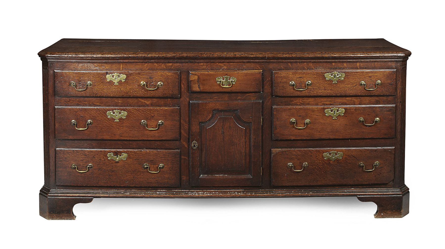 GEORGE III OAK DRESSER BASE