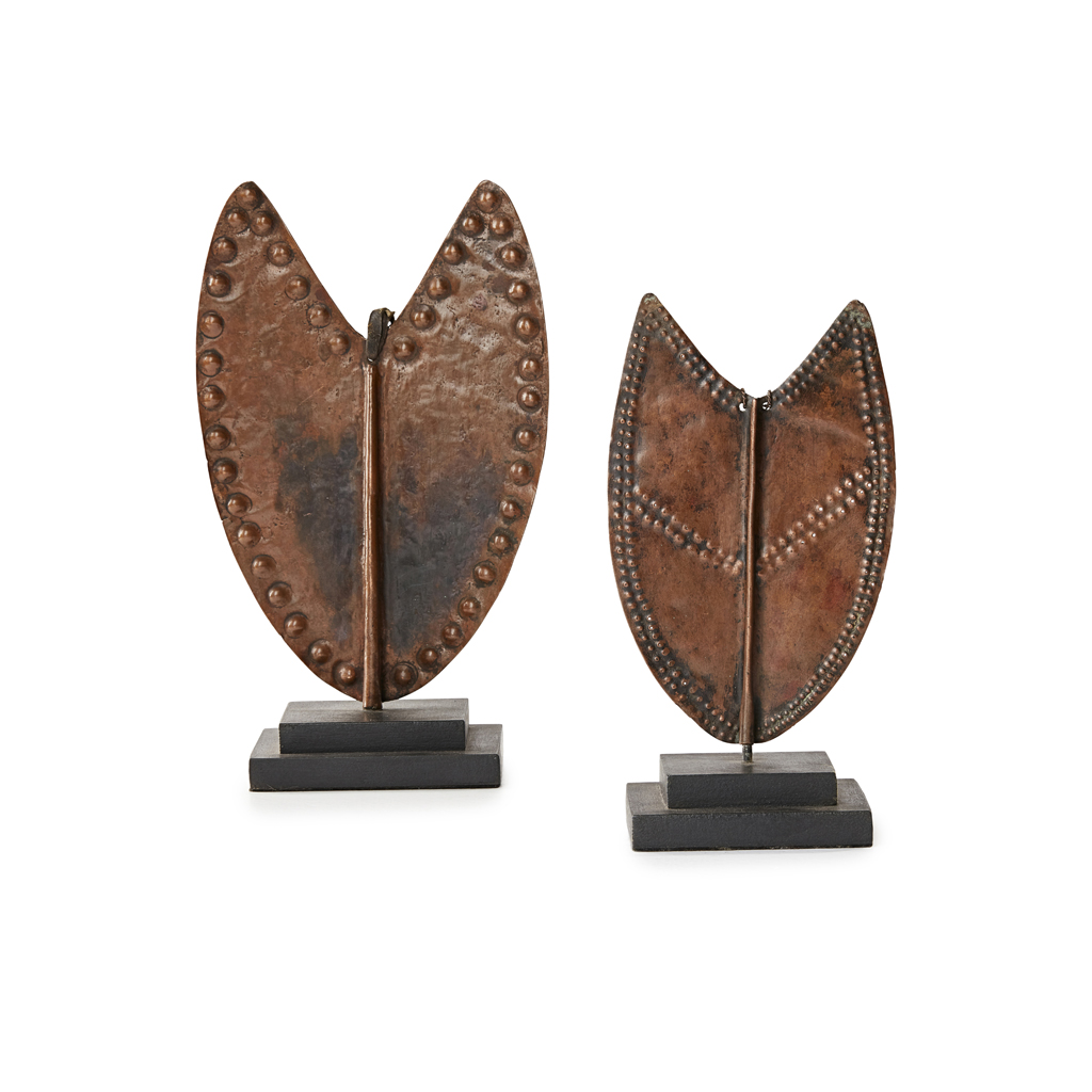 PAIR OF LOTUKO PENDANTS