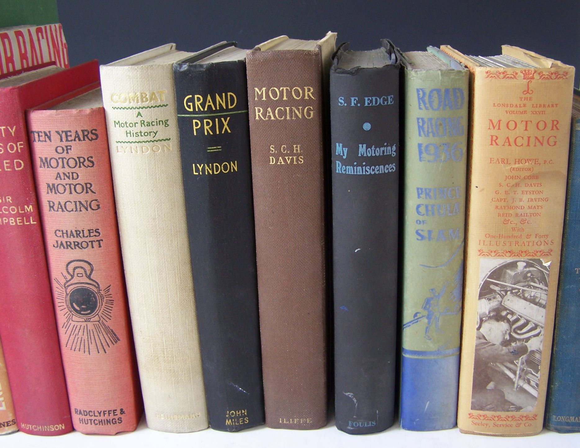 Motor racing--Lyndon, B.
