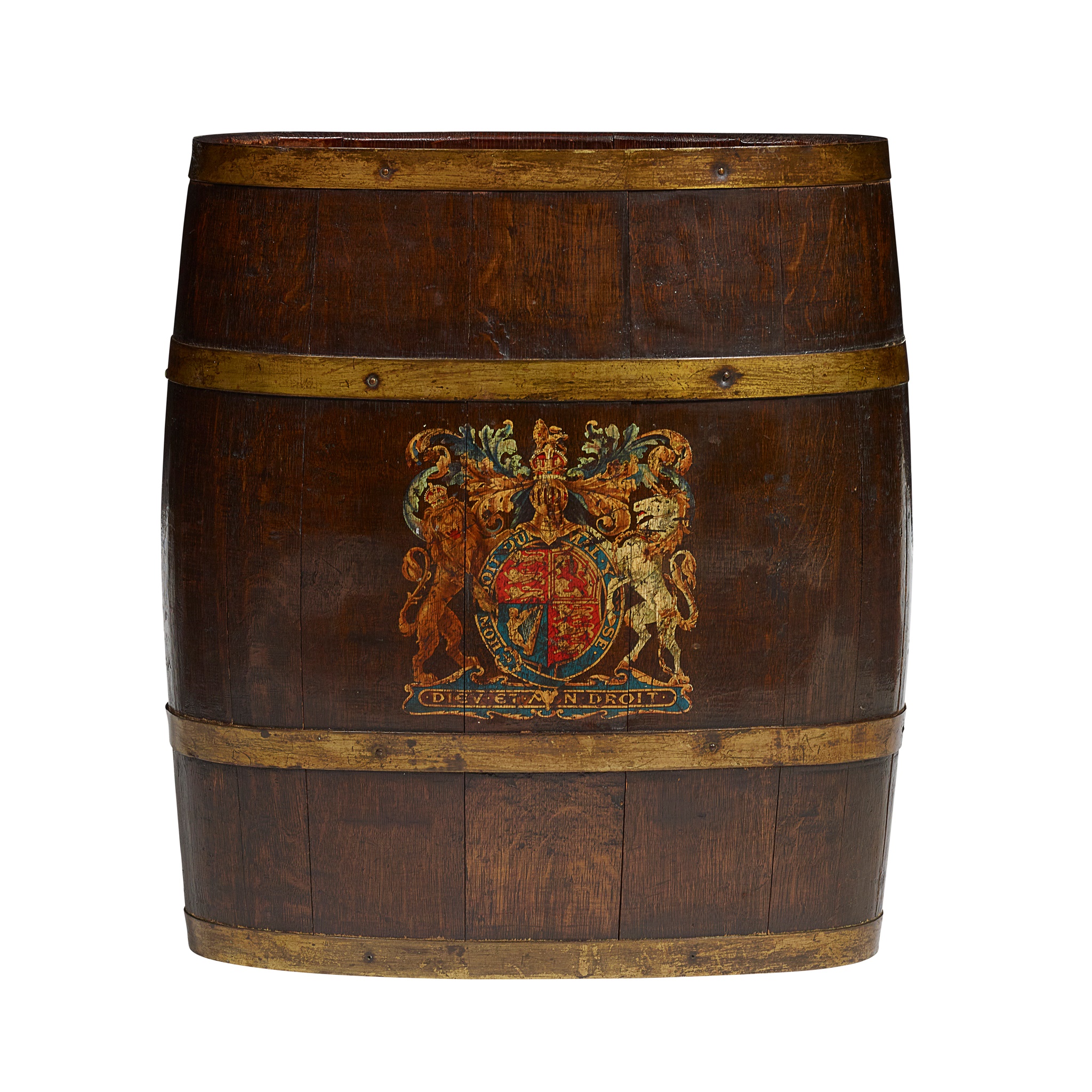 OAK BARREL STICK STAND