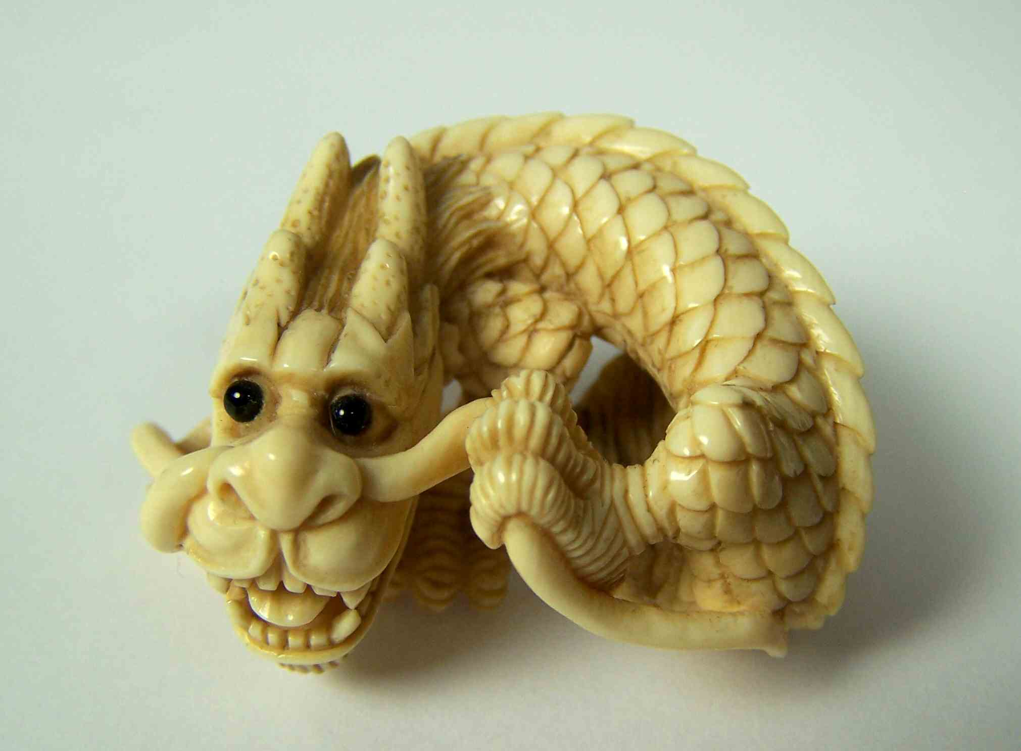 A Japanese ivory netsuke Meiji period