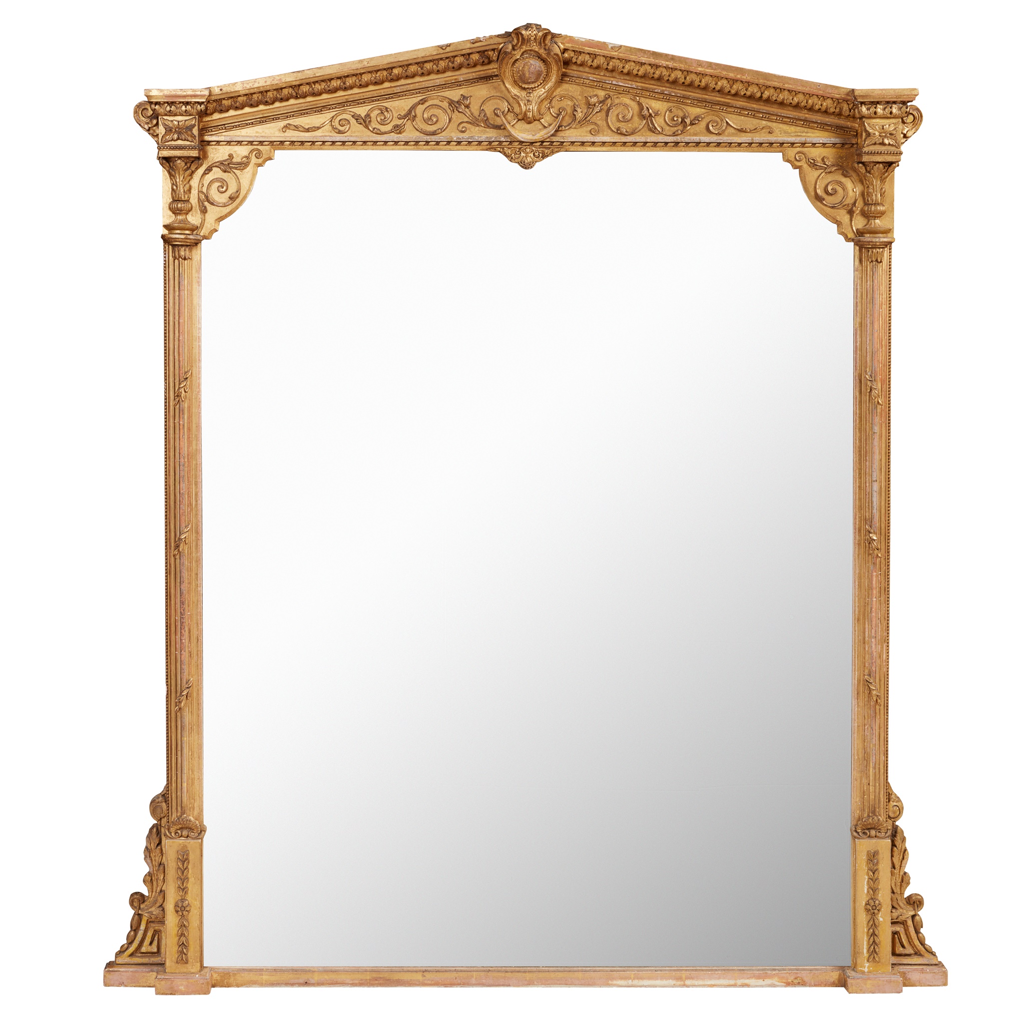 REGENCY GILTWOOD OVERMANTEL MIRROR