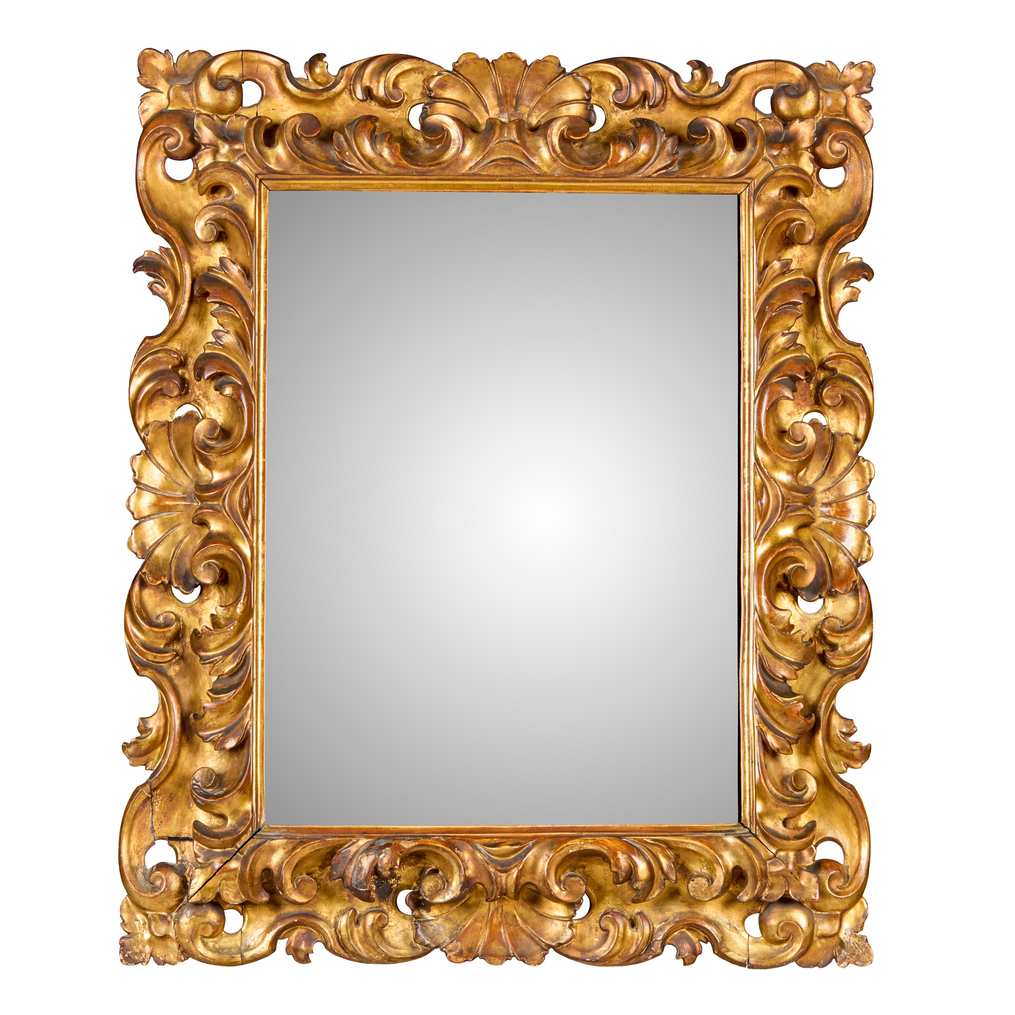 ITALIAN FLORENTINE GILTWOOD MIRROR