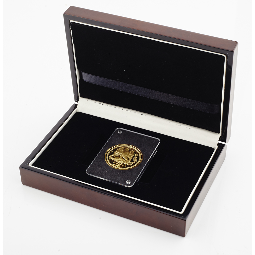 ISLE OF MAN - A gold proof Angel