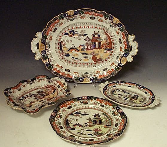 A Masons Ironstone part dinner service,