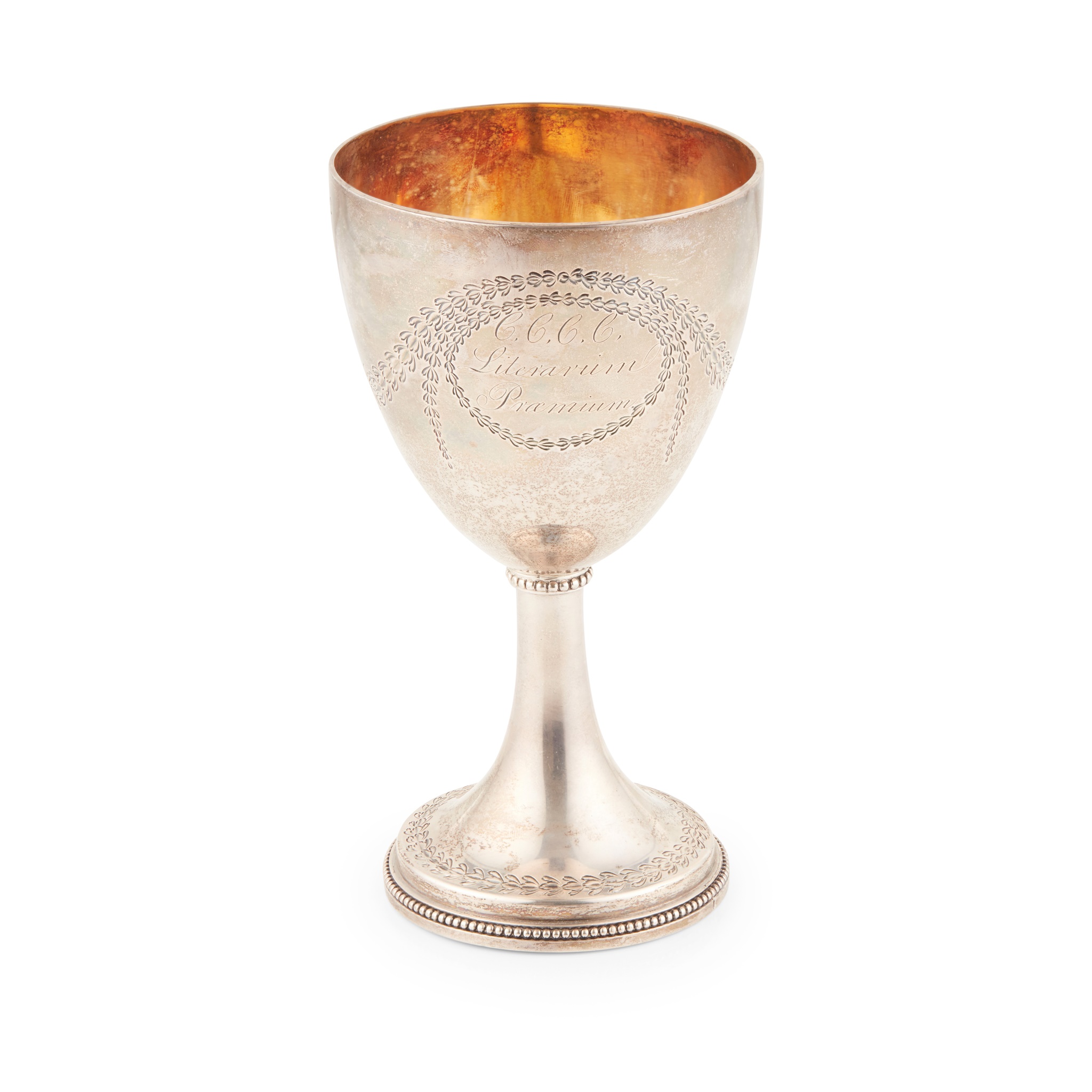 A George III presentation goblet
