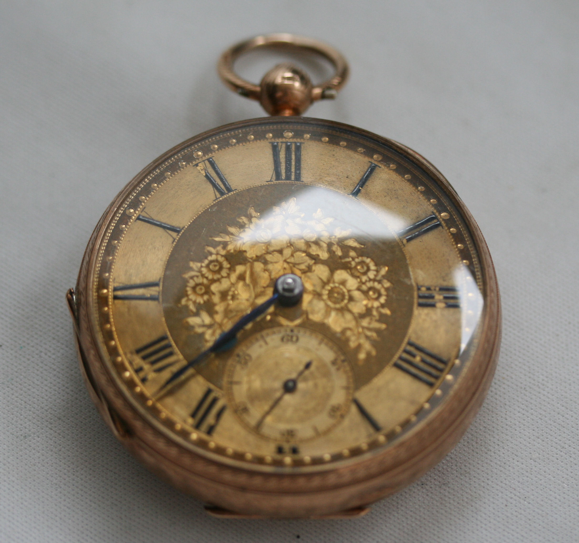 A 19th century 9ct gold cased pocket watch