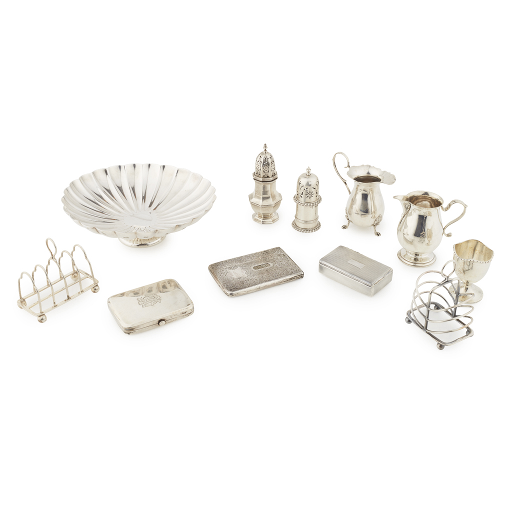 A collection of silver