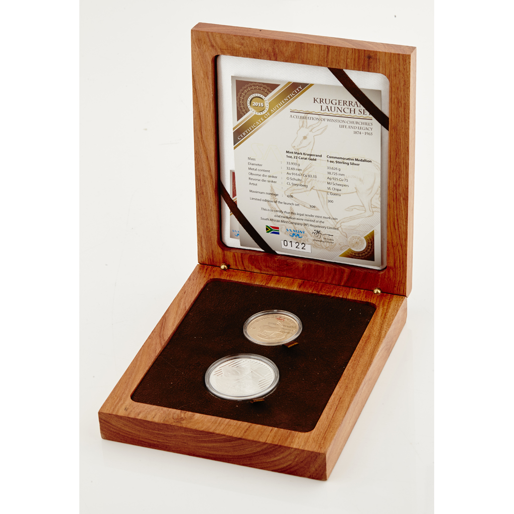 S.A. - A cased proof Krugerrand set