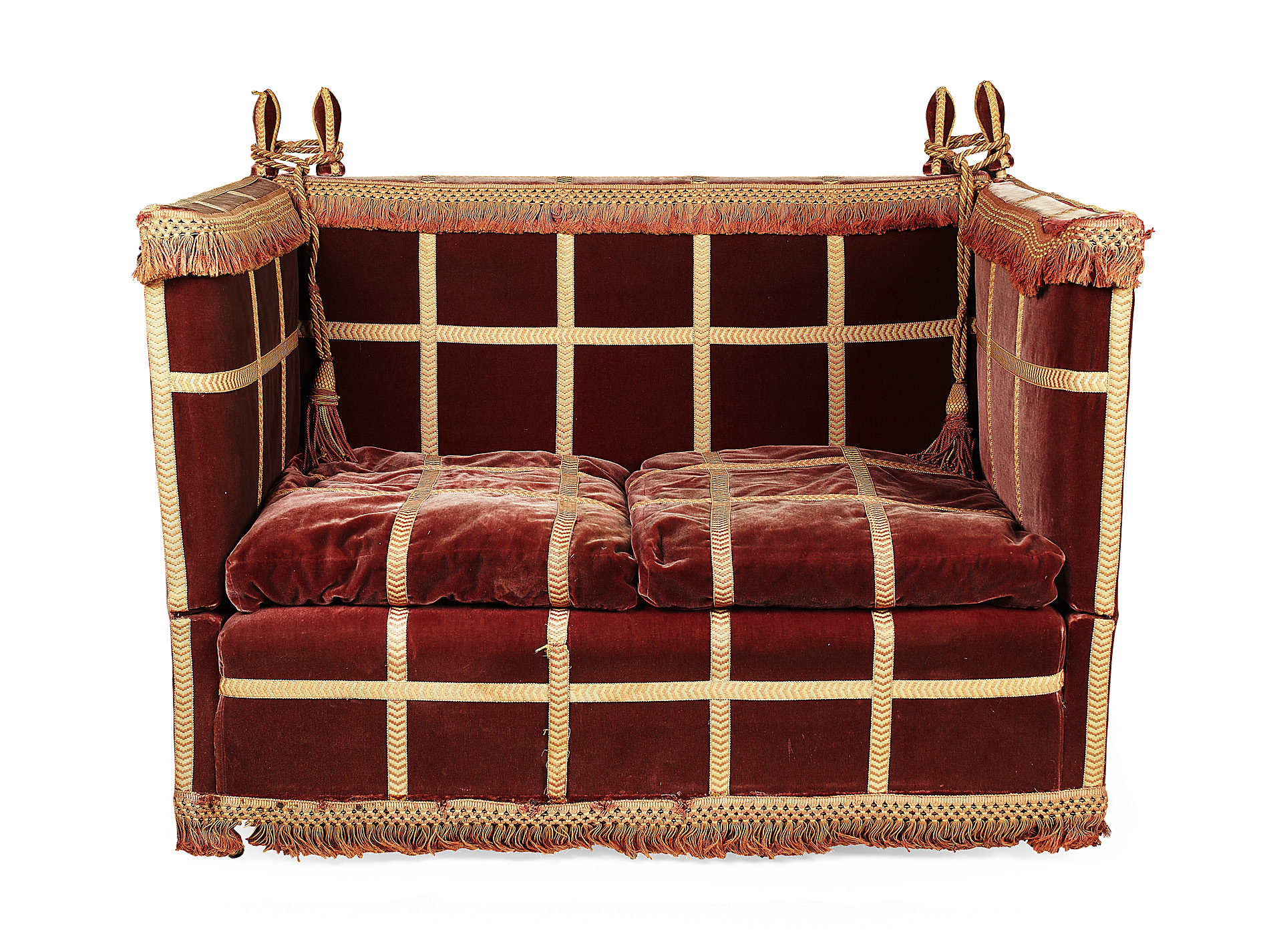 ENGLISH TWO-SEAT KNOLE SOFA