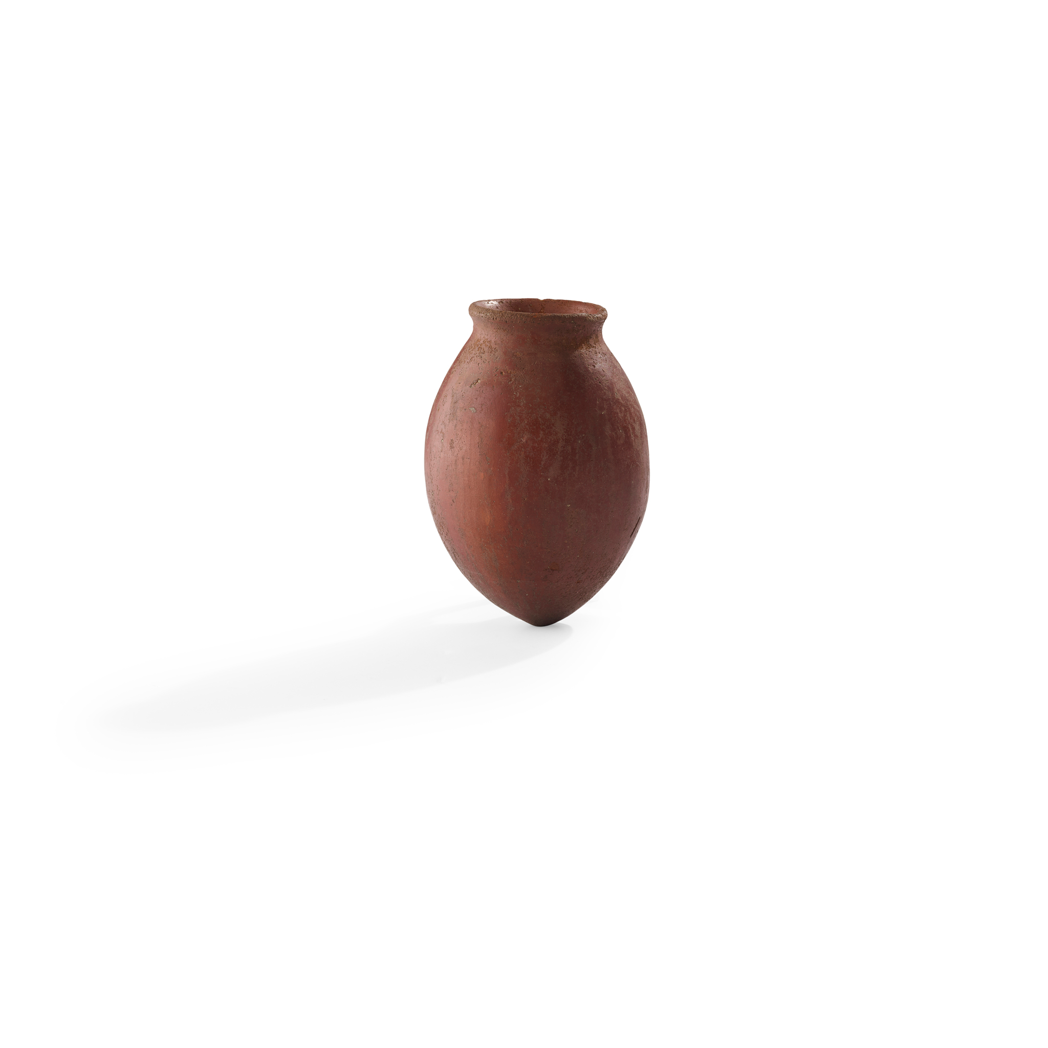ANCIENT EGYPTIAN PREDYNASTIC RED-POLISHED POTTERY JAR