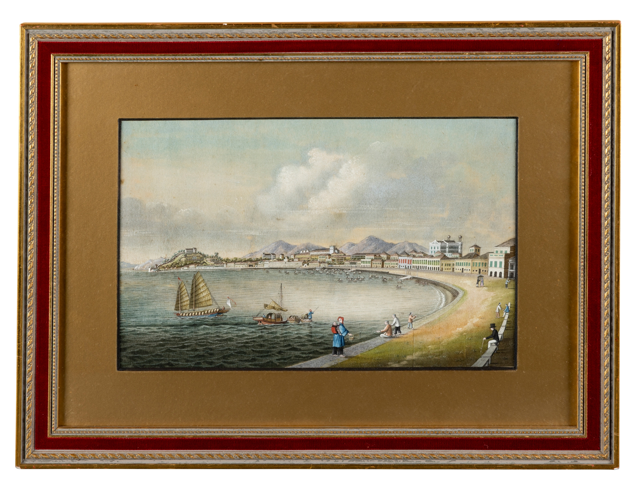 CHINESE PITH PAINTING OF MACAU