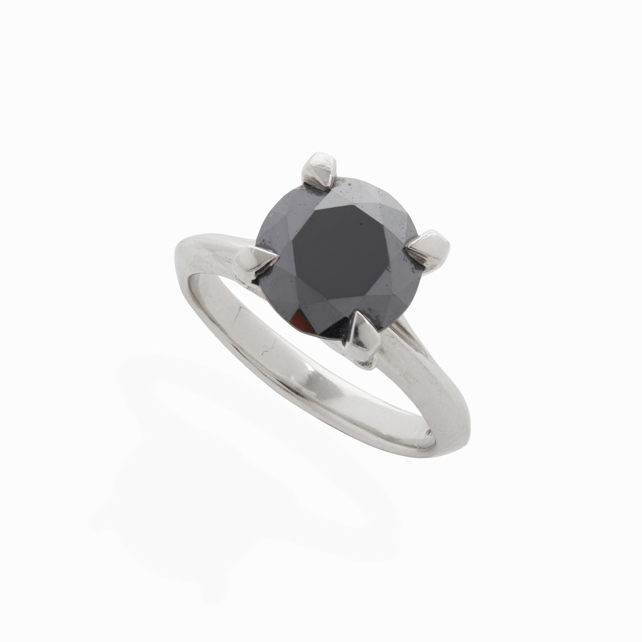 Brazen Studios: A platinum black diamond ring