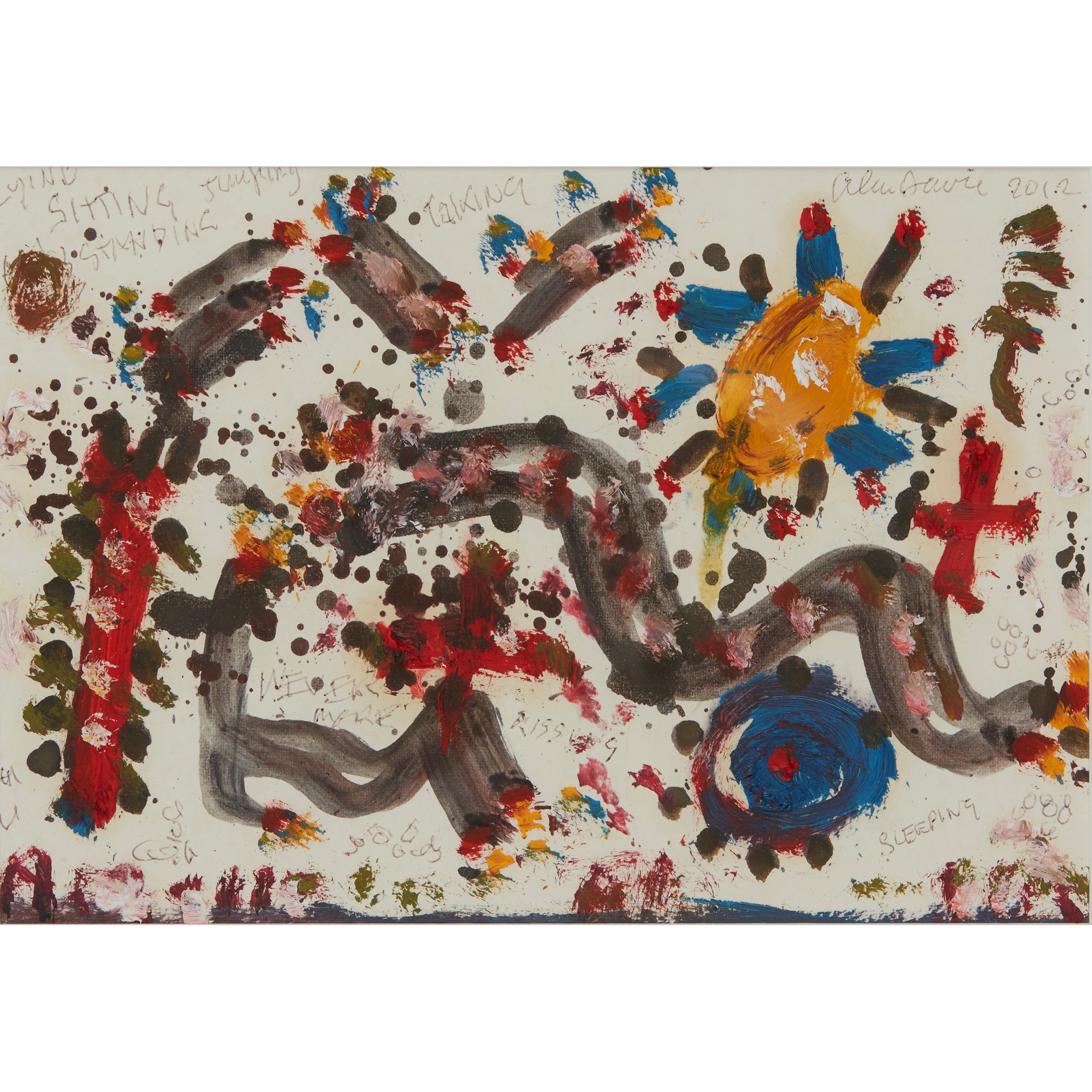 ALAN DAVIE C.B.E. R.A. H.R.S.A. (BRITISH 1920-2014)