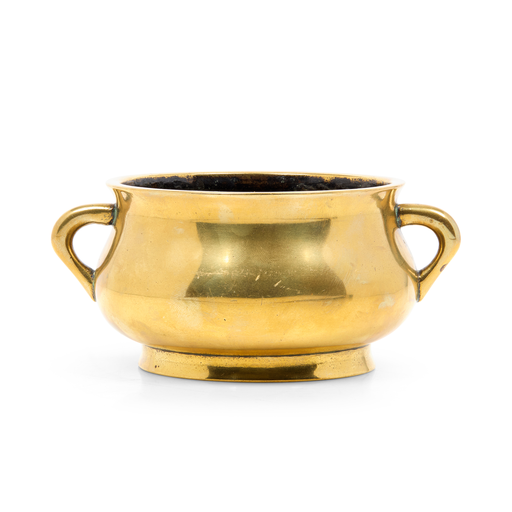 CHINESE BRONZE HANDLED CENSER