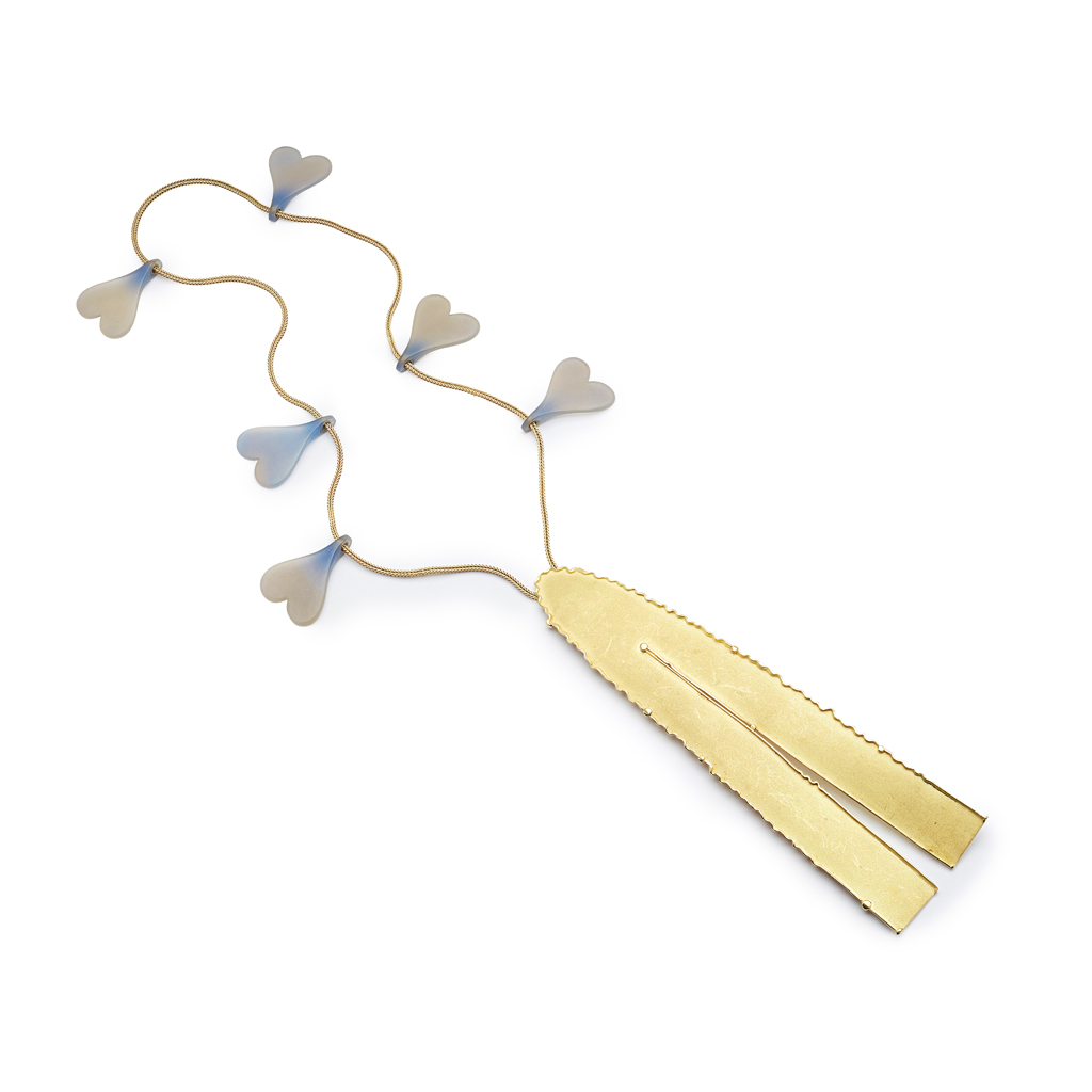 JACQUELINE MINA - A contemporary 18ct gold necklace
