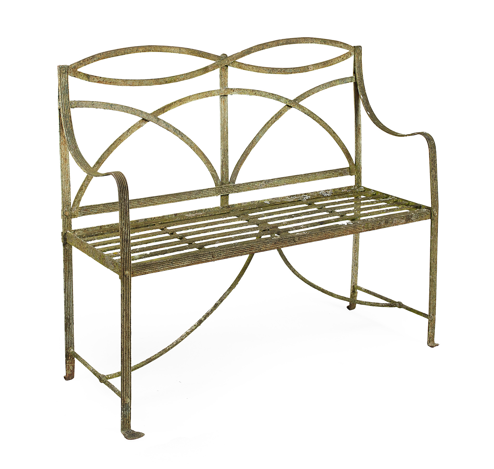 REGENCY CAST IRON GARDEN BENCH