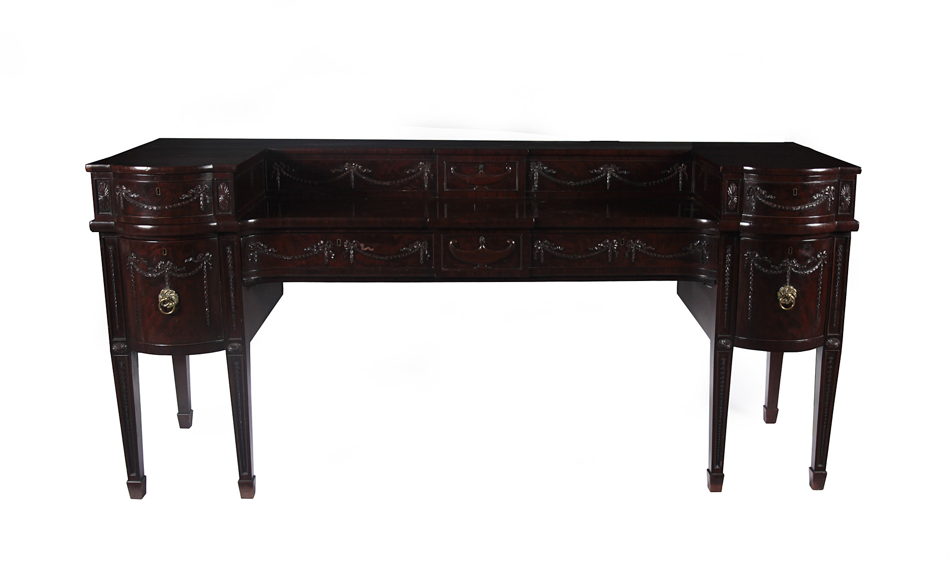 ADAM STYLE MAHOGANY SIDEBOARD
