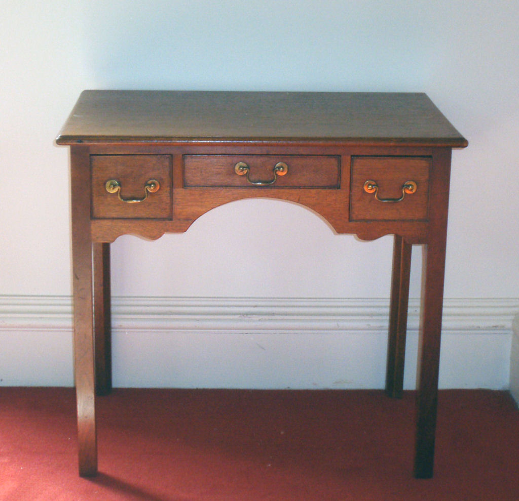 A George III mahogany lowboy