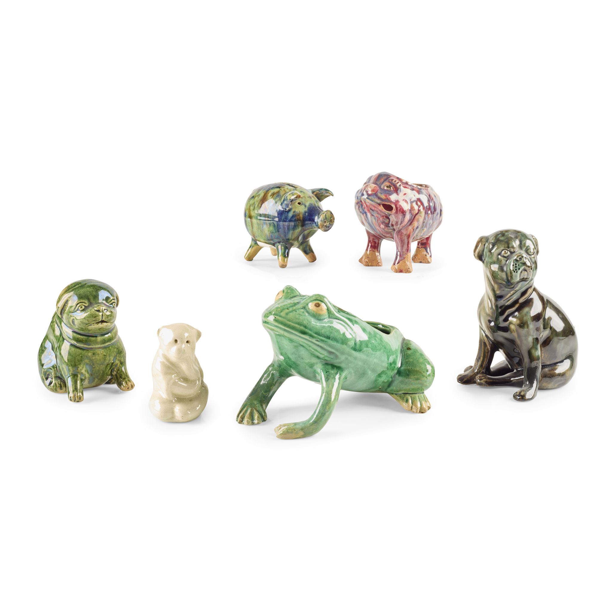 COLLECTION OF DUNMORE POTTERY ANIMAL FIGURES