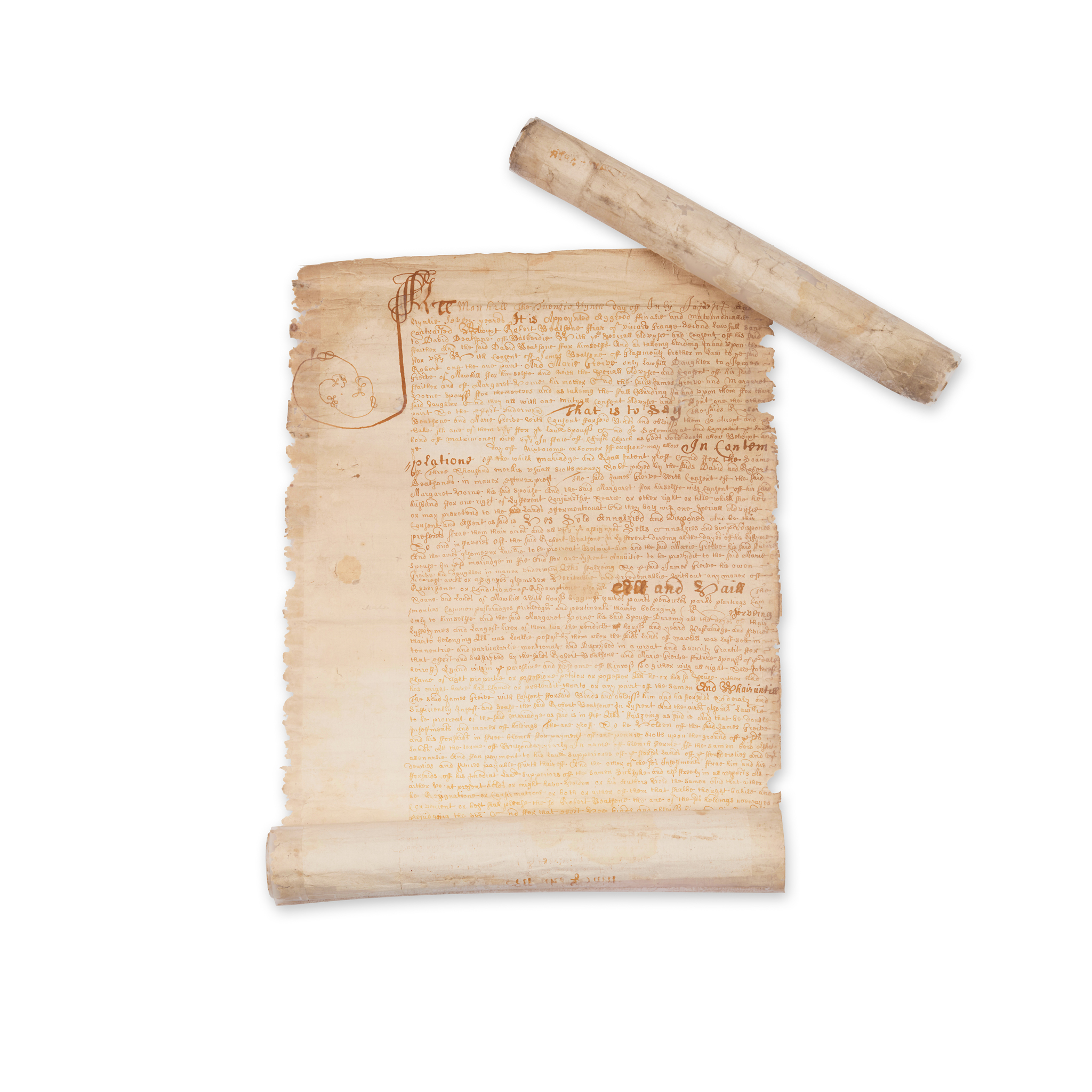17th century Scottish documents