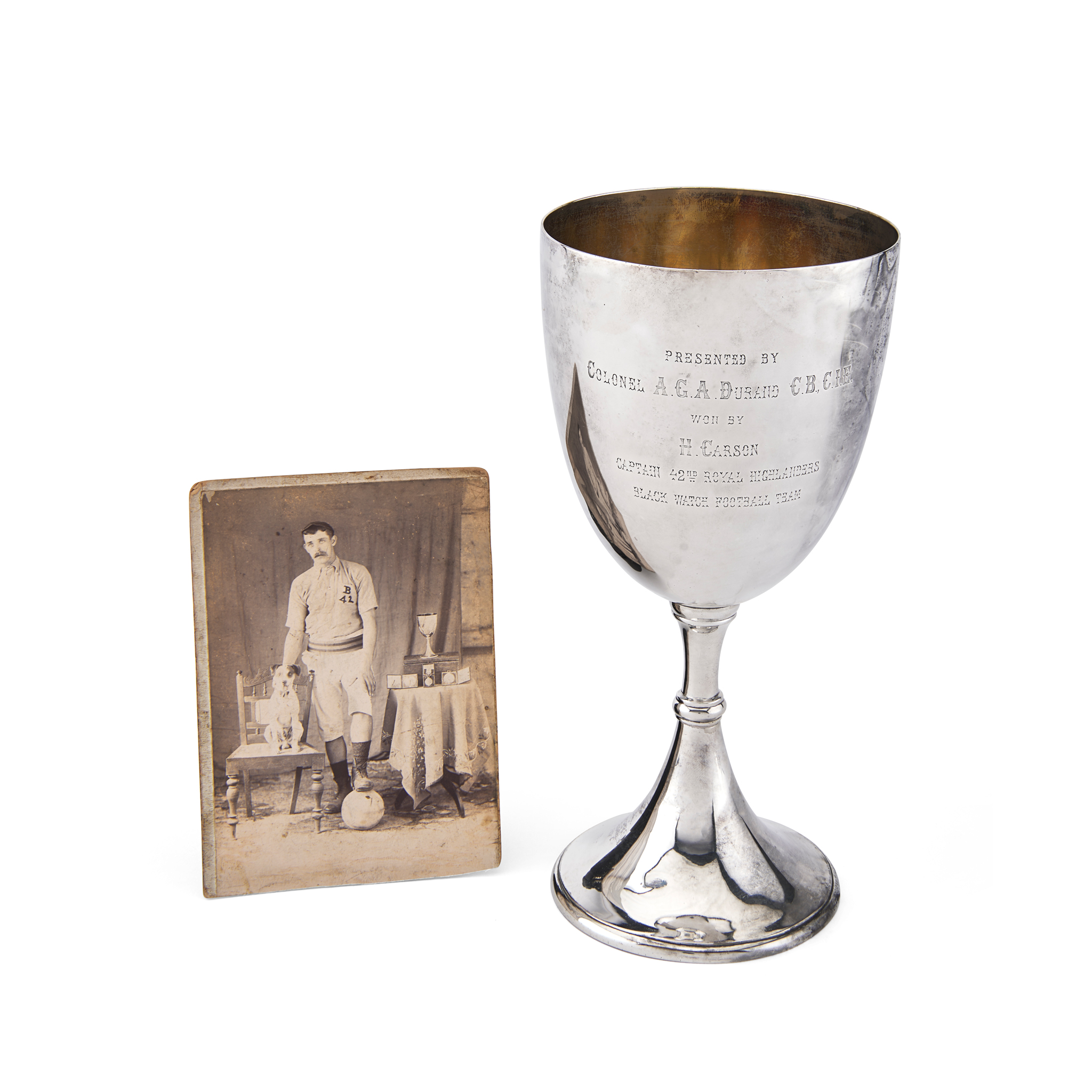 CALCUTTA - AN INDIAN PRESENTATION FOOTBALL TROPHY