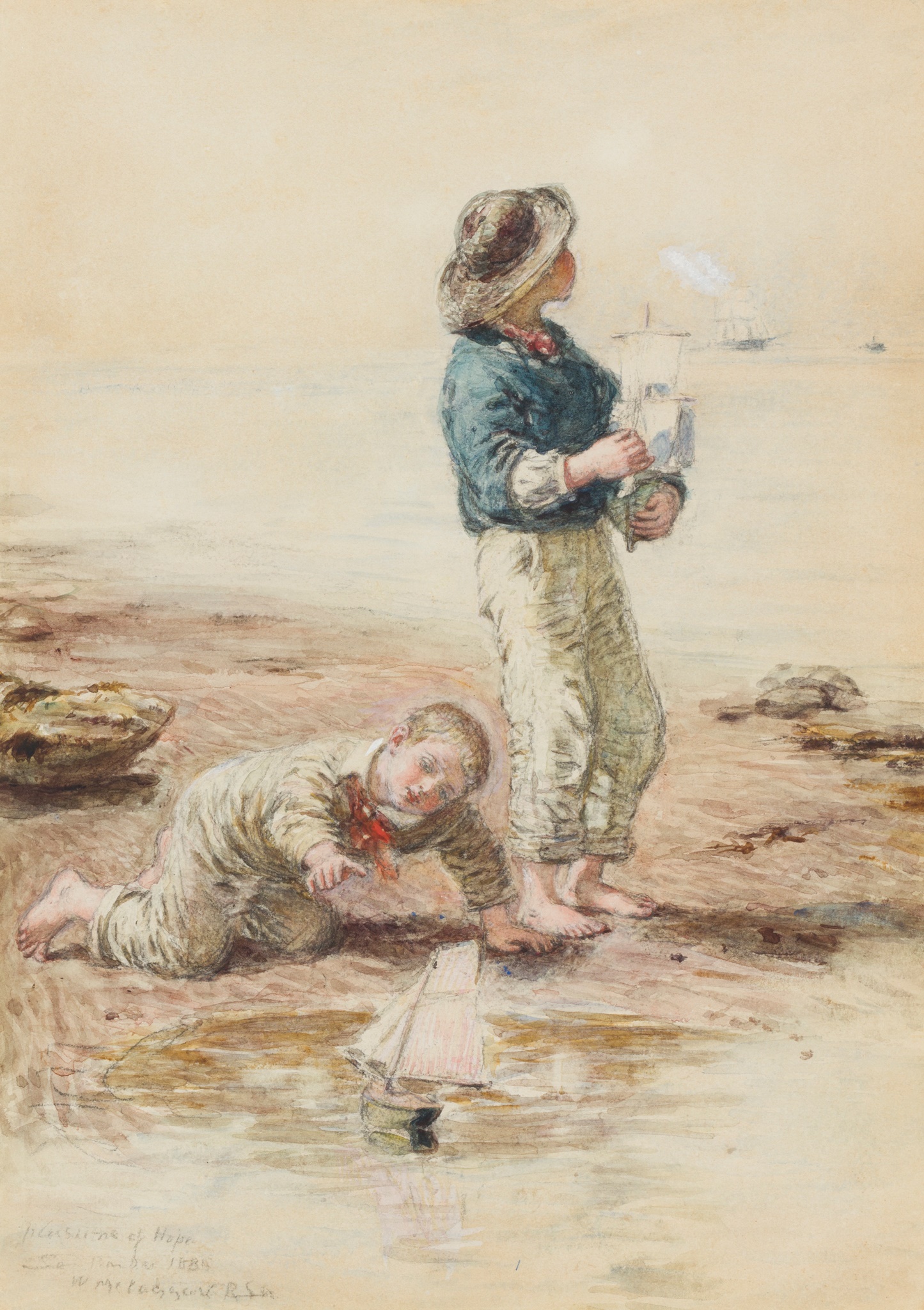 WILLIAM MCTAGGART R.S.A., R.S.W. (SCOTTISH 1835-1910)
