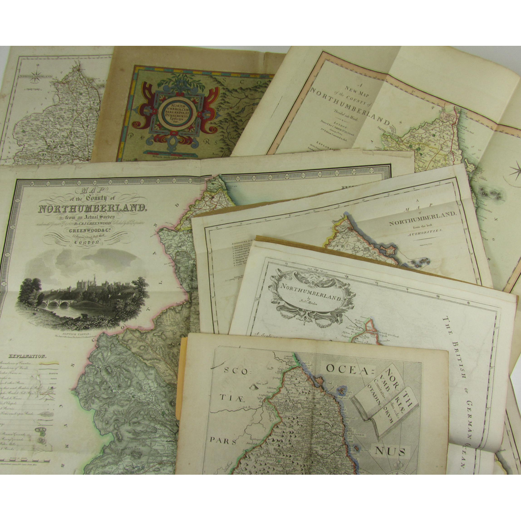 Northumberland - 7 maps, comprising: