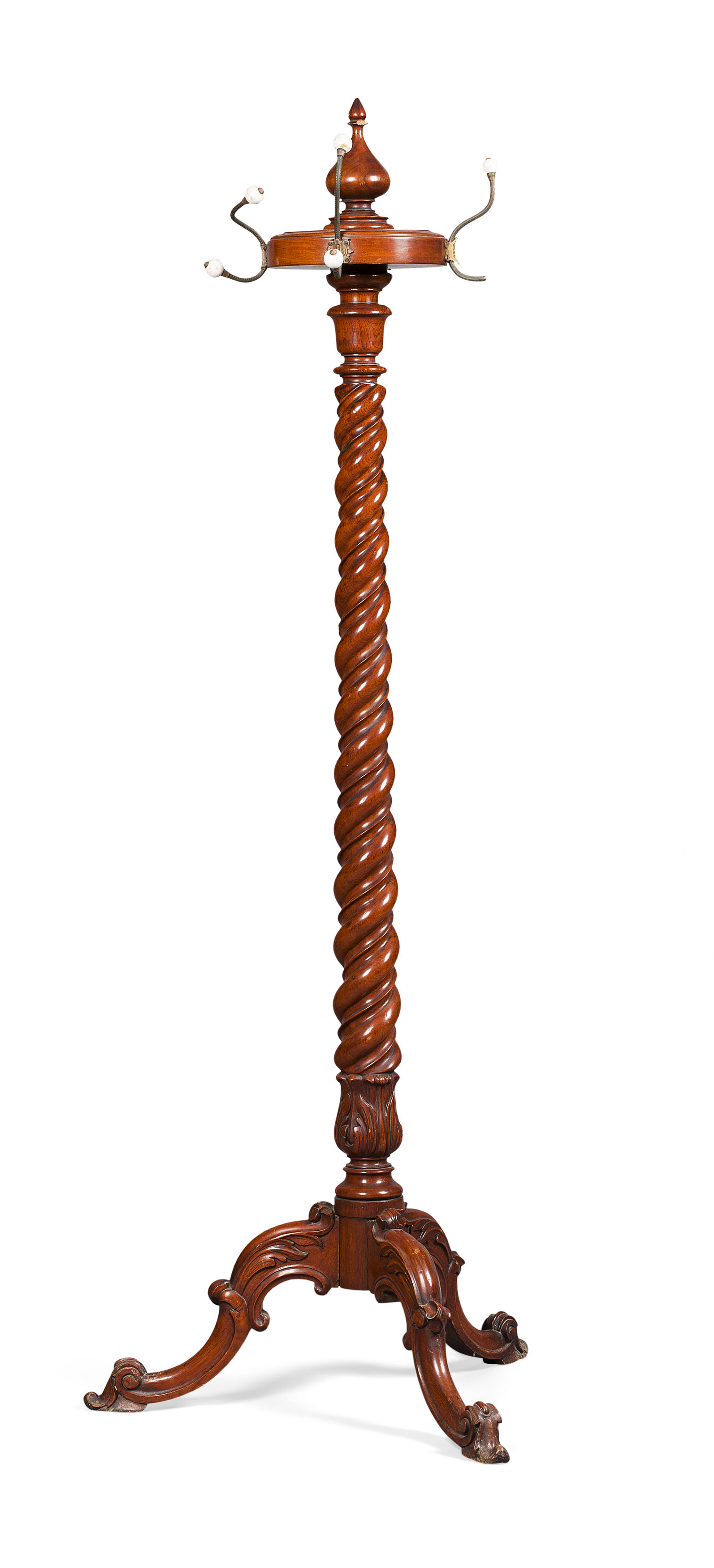 VICTORIAN MAHOGANY COAT STAND