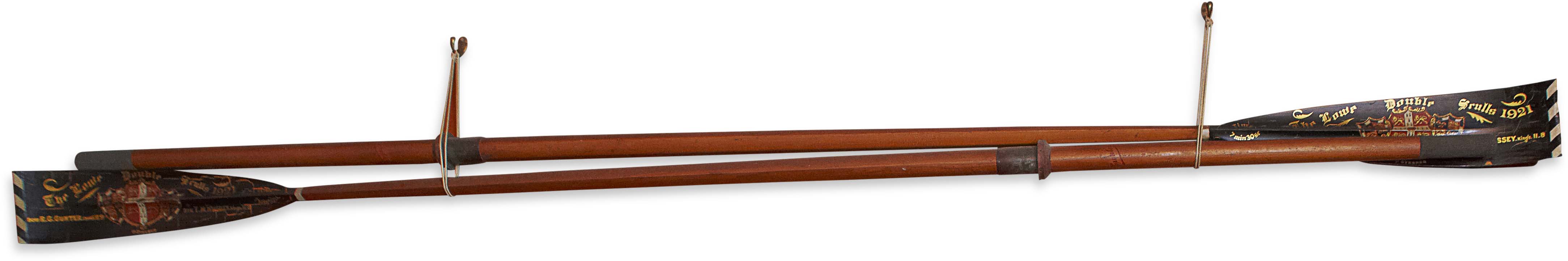 PAIR OF COLLEGE OARS