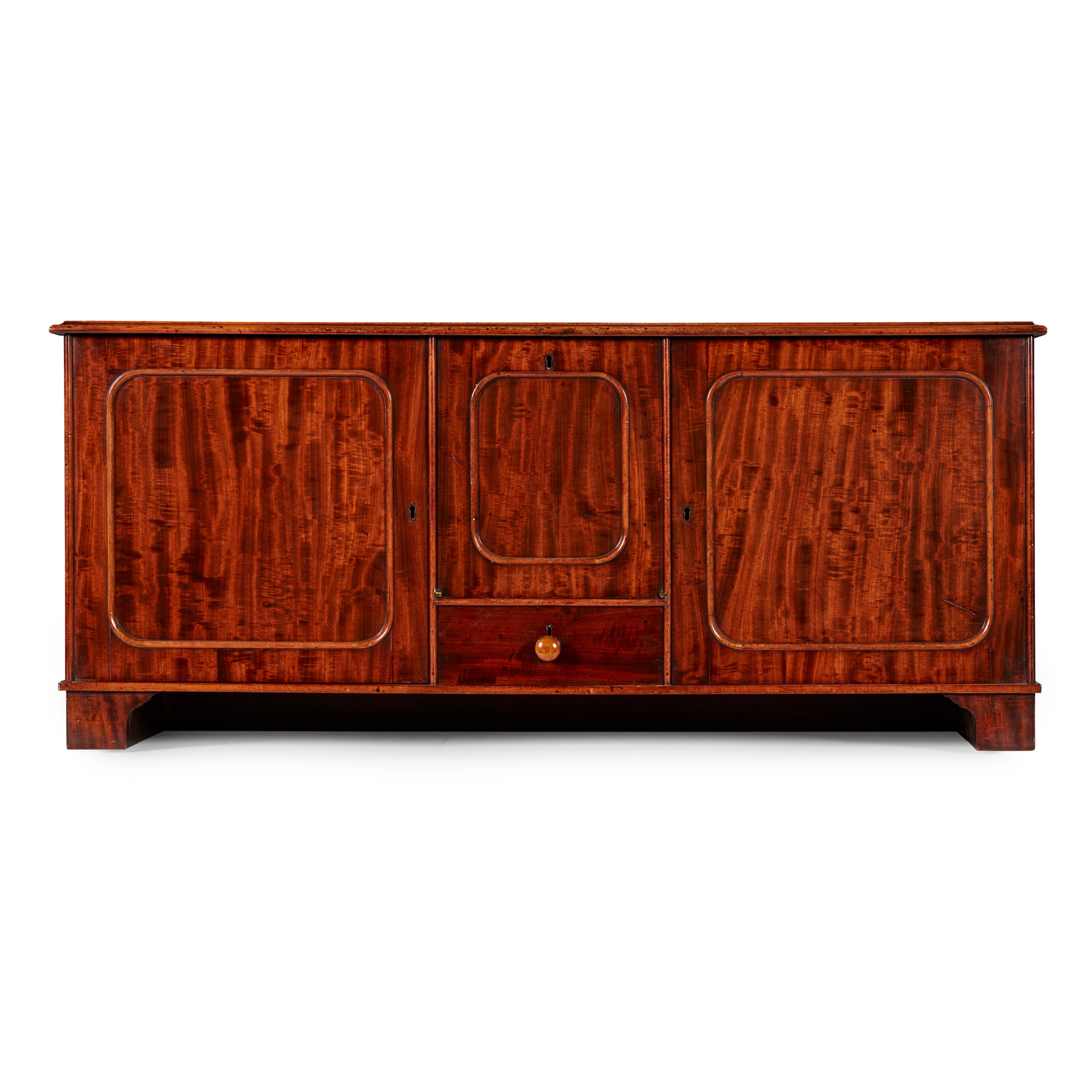 MAHOGANY CAMPAIGN TABLE-TOP SECRETAIRE CABINET, BY WILKINSON & SONS, LONDON