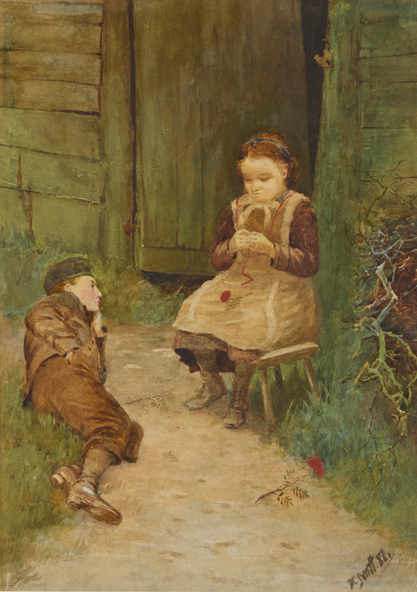 TOM SCOTT R.S.A., R.S.W. (SCOTTISH 1854-1927)