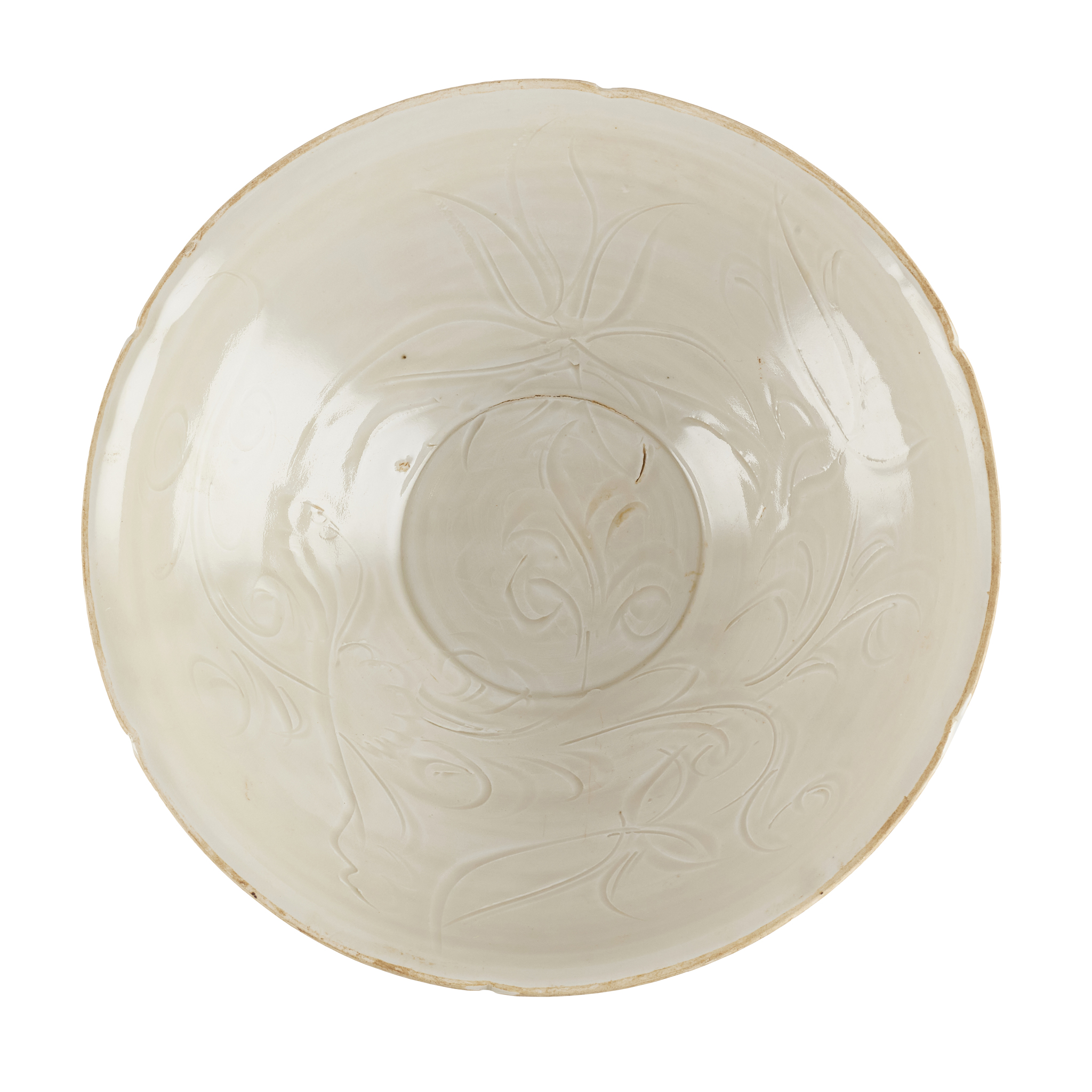 CHINESE DING-TYPE 'FLORAL' BOWL