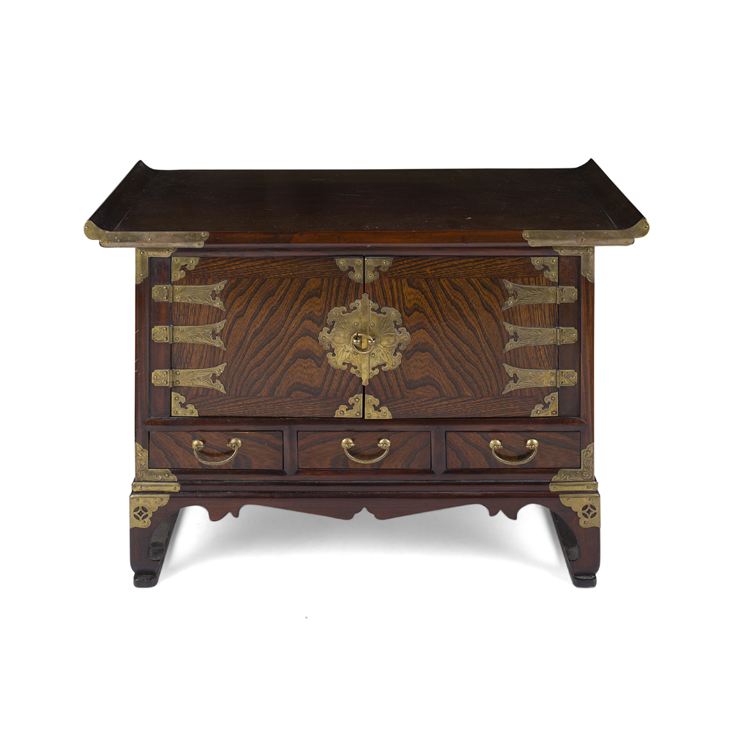 SMALL BRASS-MOUNTED CHEST