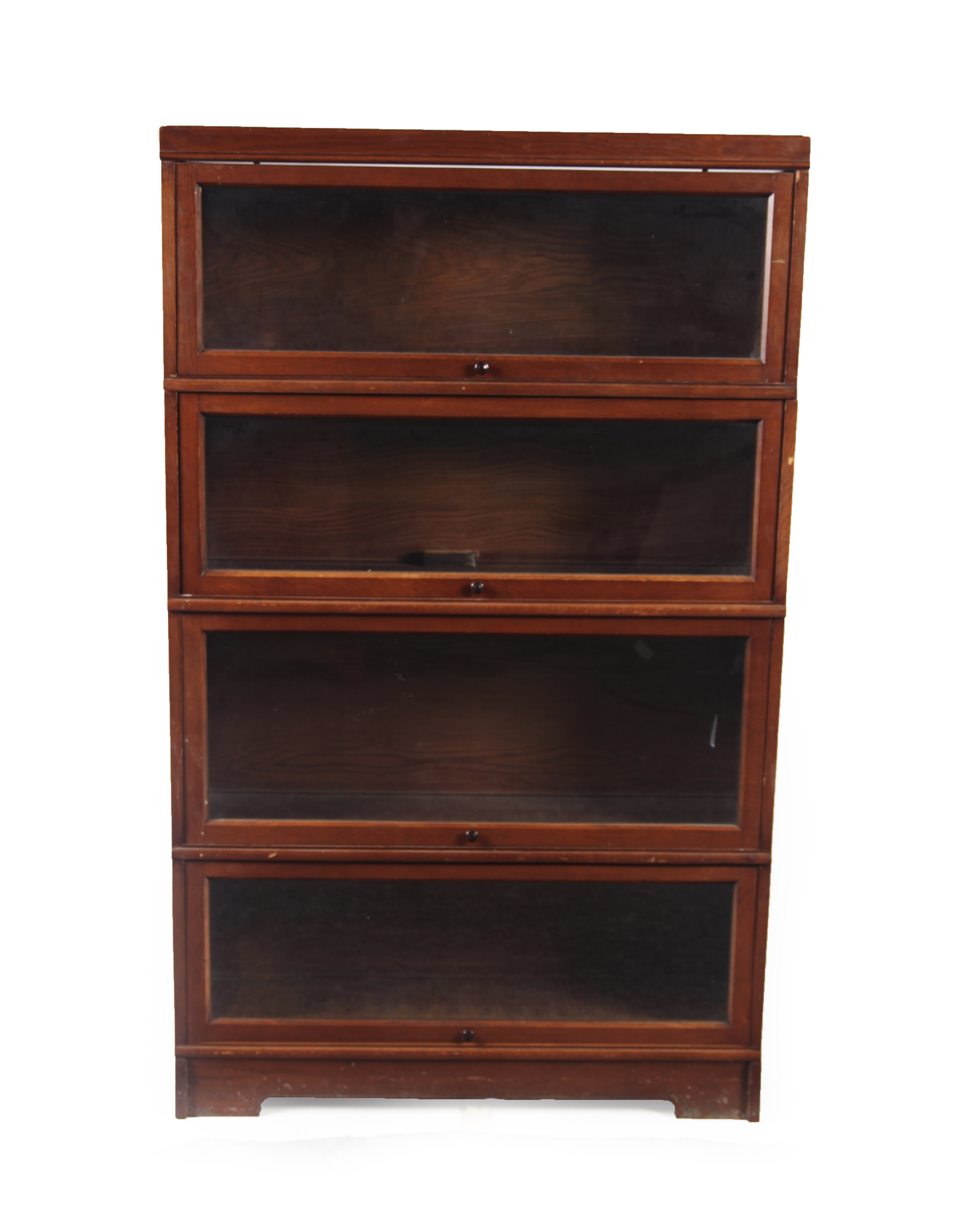 THREE GLOBE WERNICK BOOKCASES