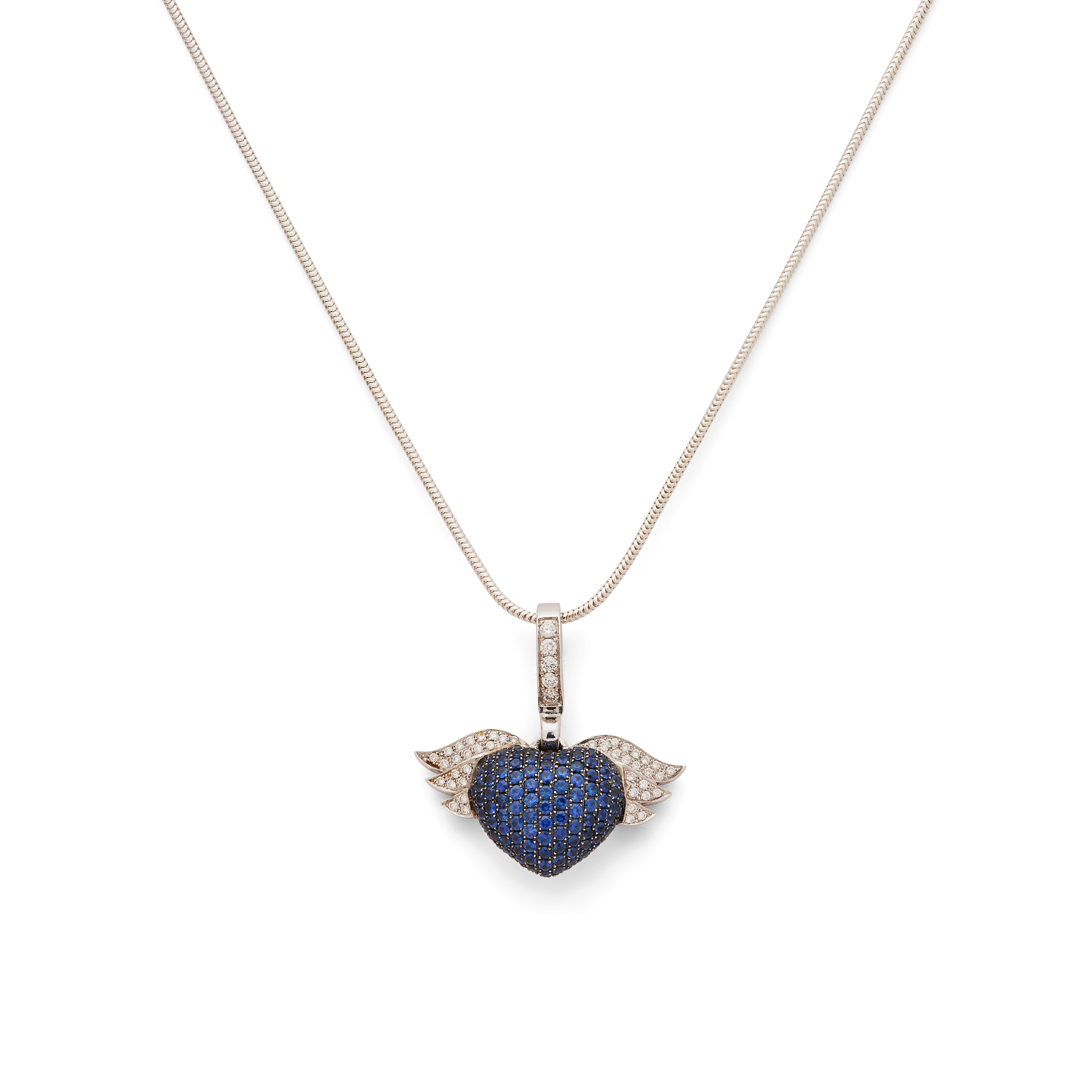 Theo Fennell: A sapphire and diamond 'Art' pendant