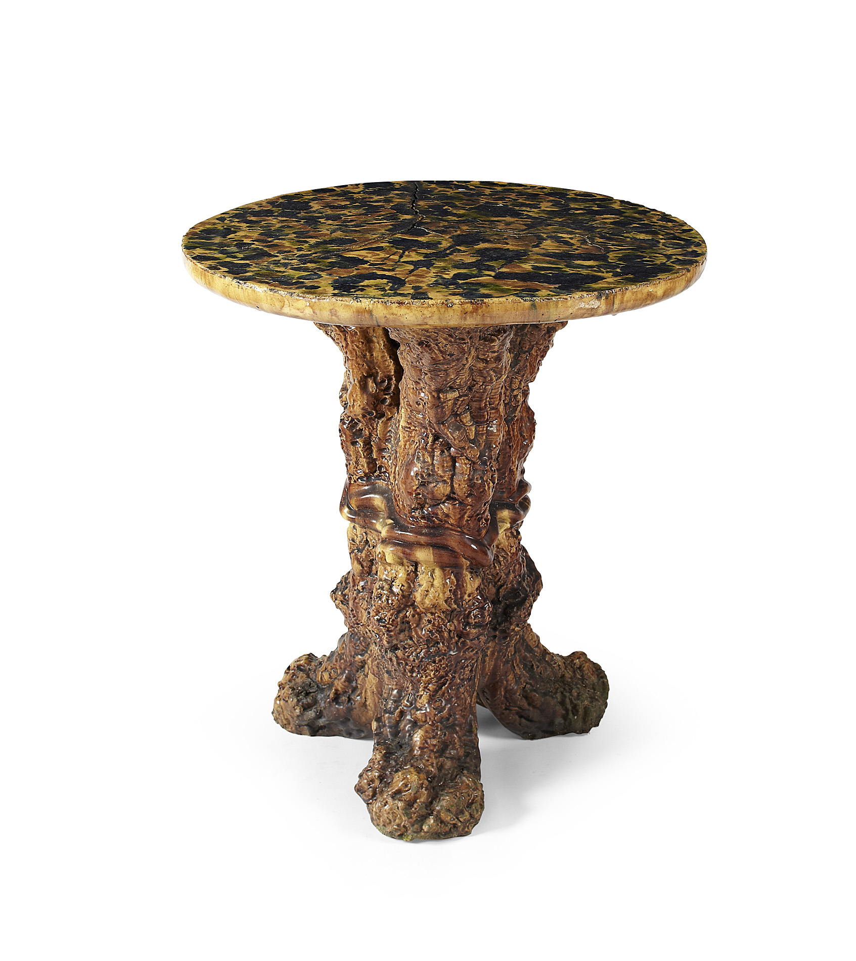 SCOTTISH POTTERY GROTTO TABLE