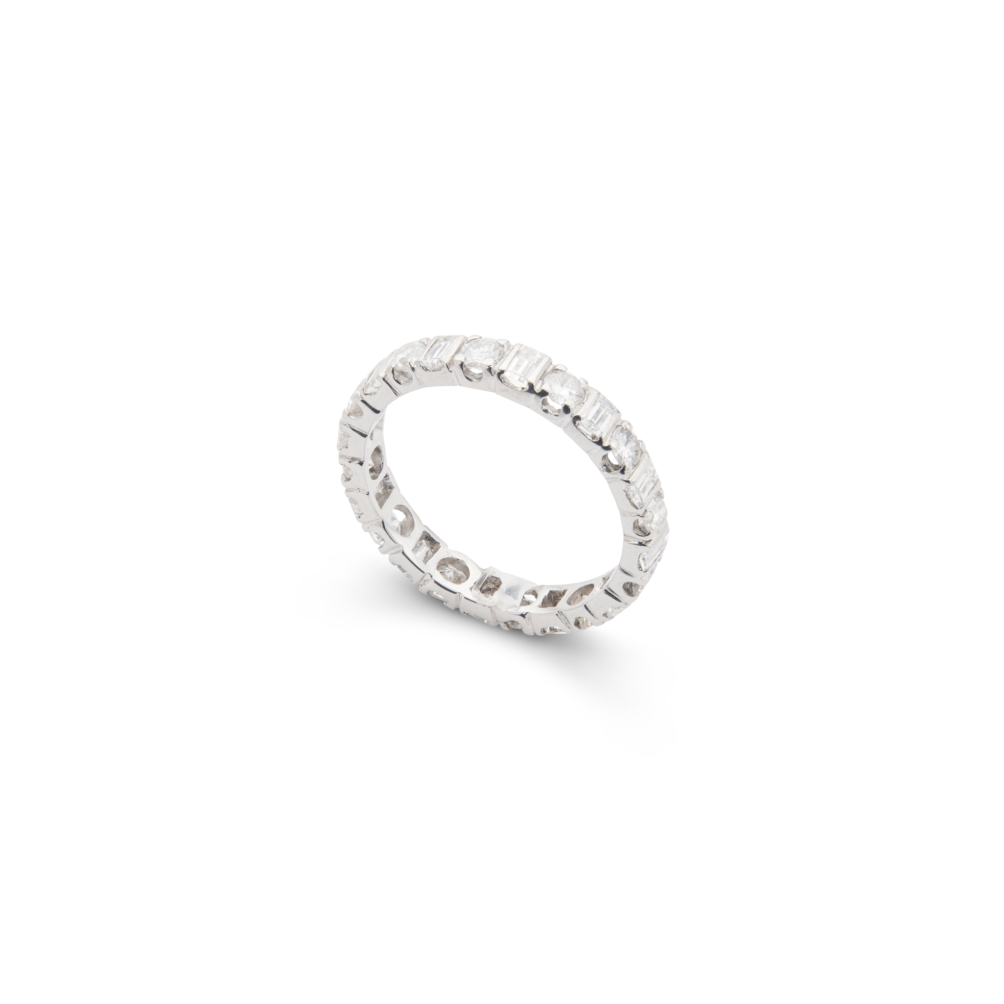 A diamond eternity ring
