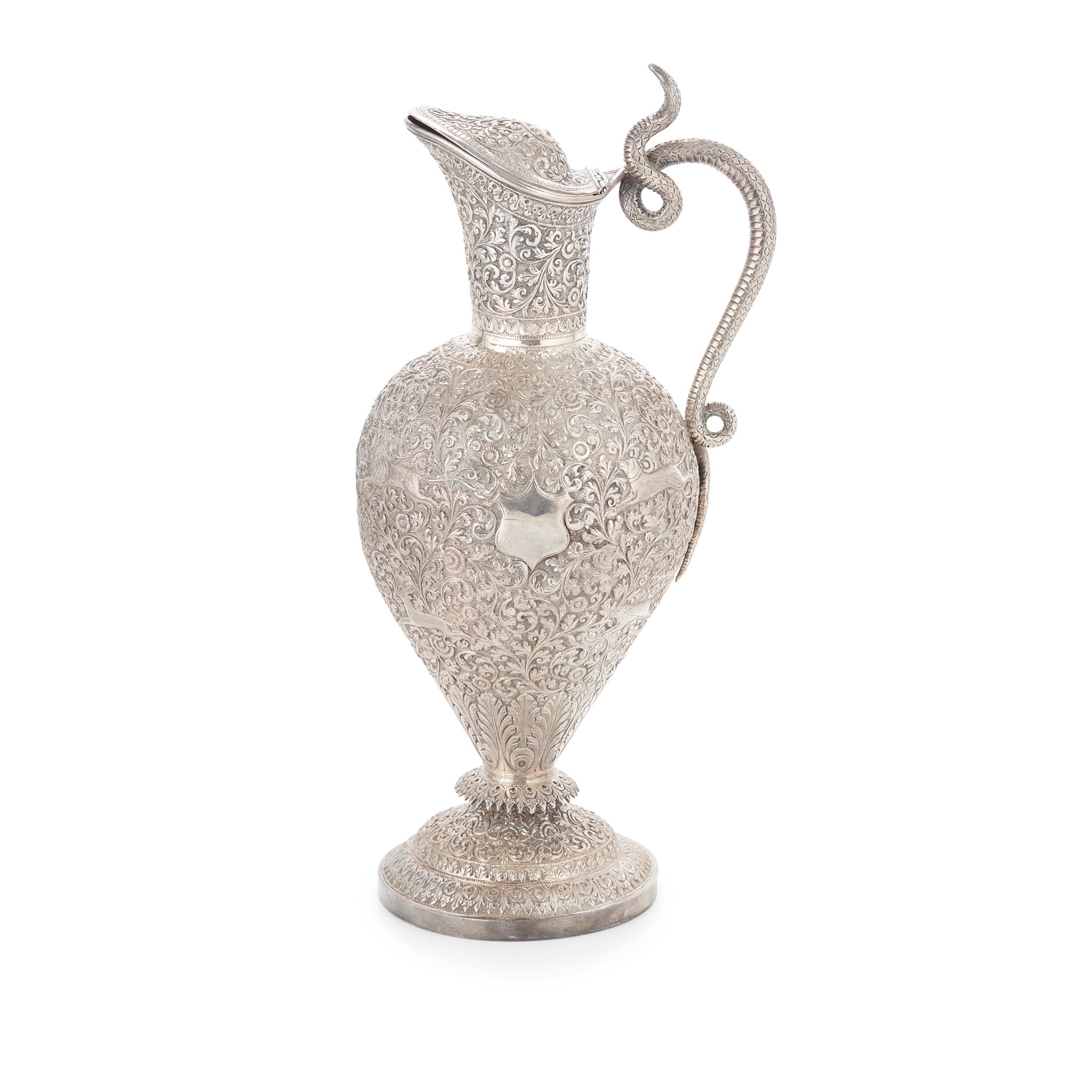 A Burmese claret jug and cover
