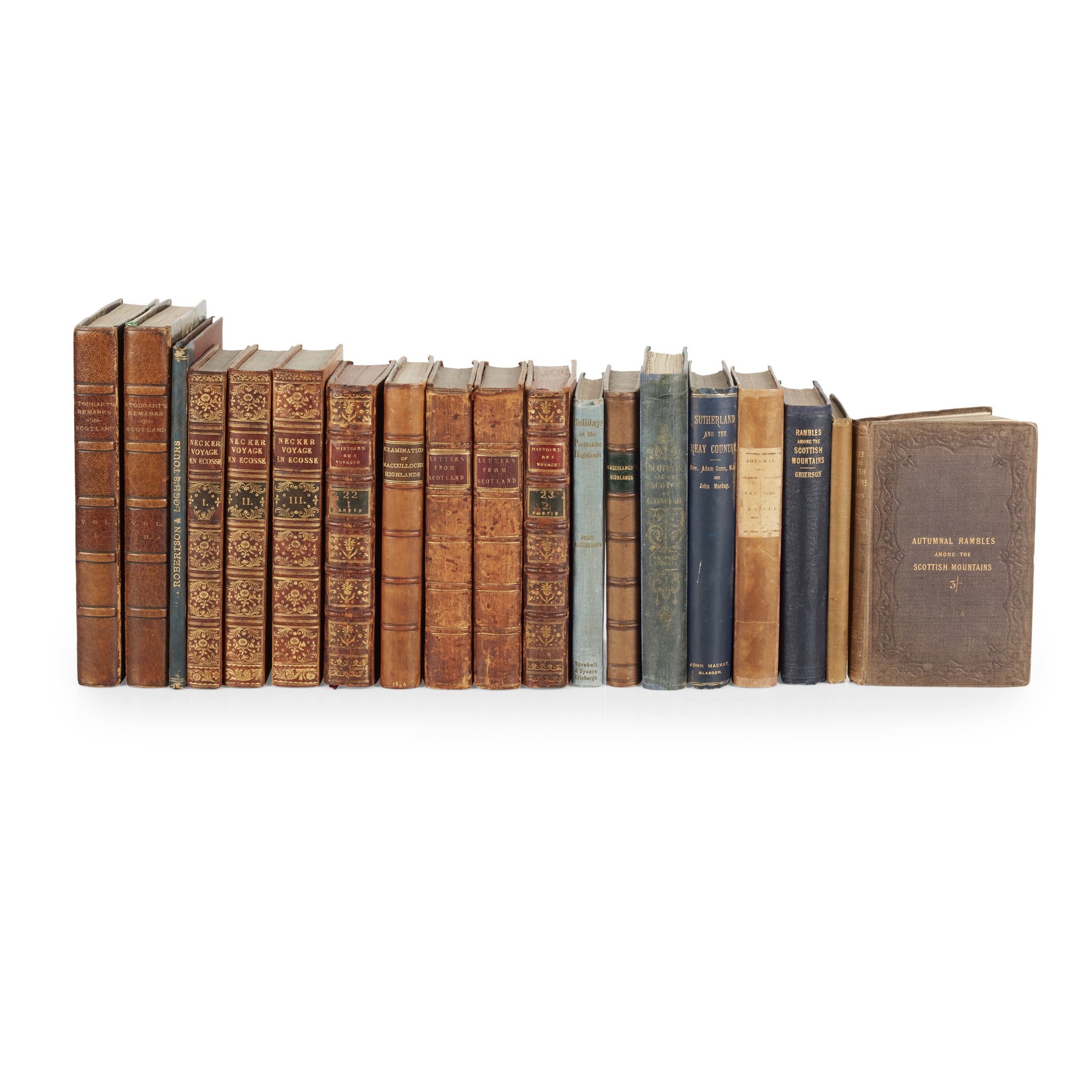 Scottish Travel and Topography, 18 volumes, including