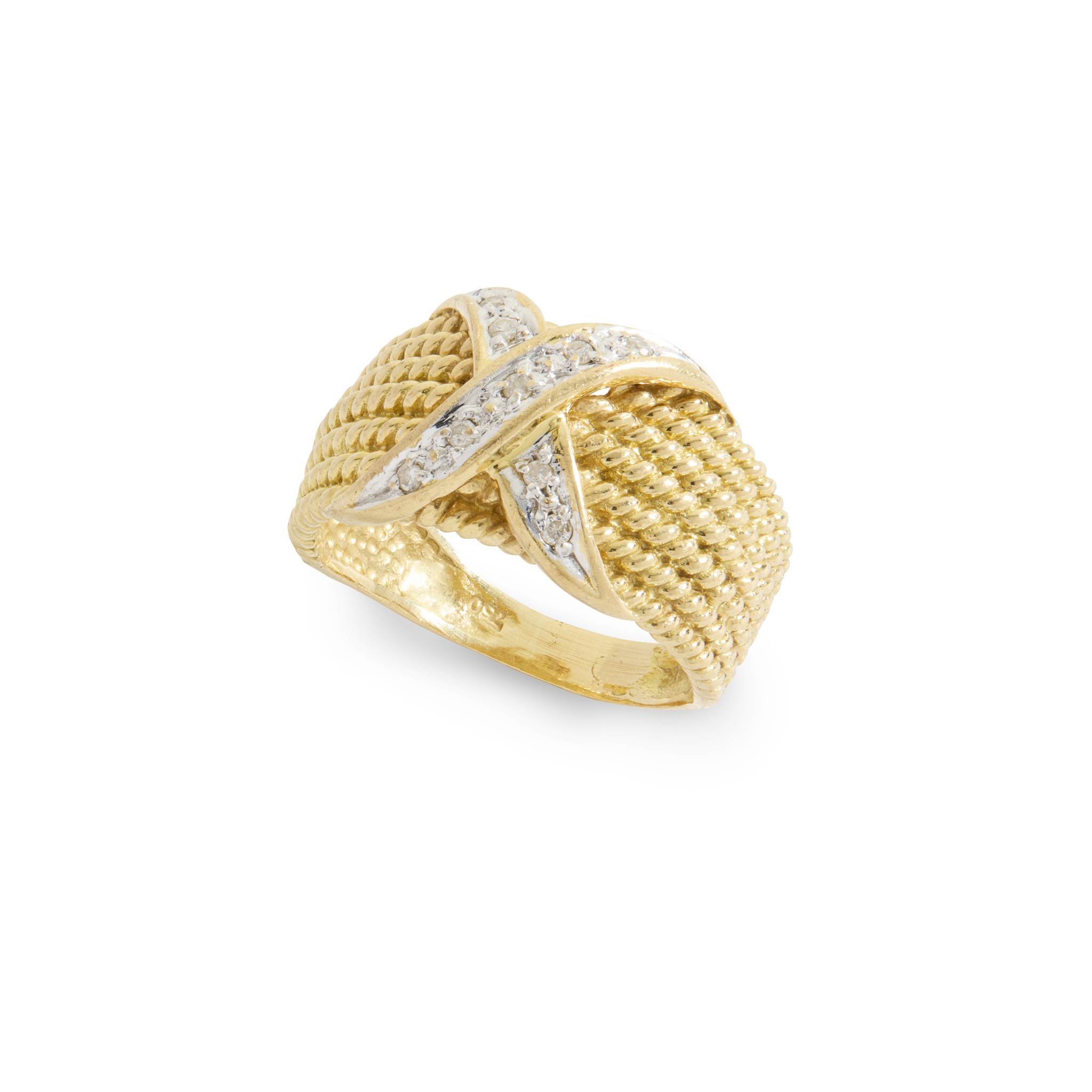 A diamond dress ring