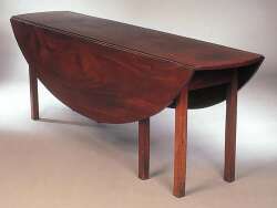 An Irish George III mahogany wake table
