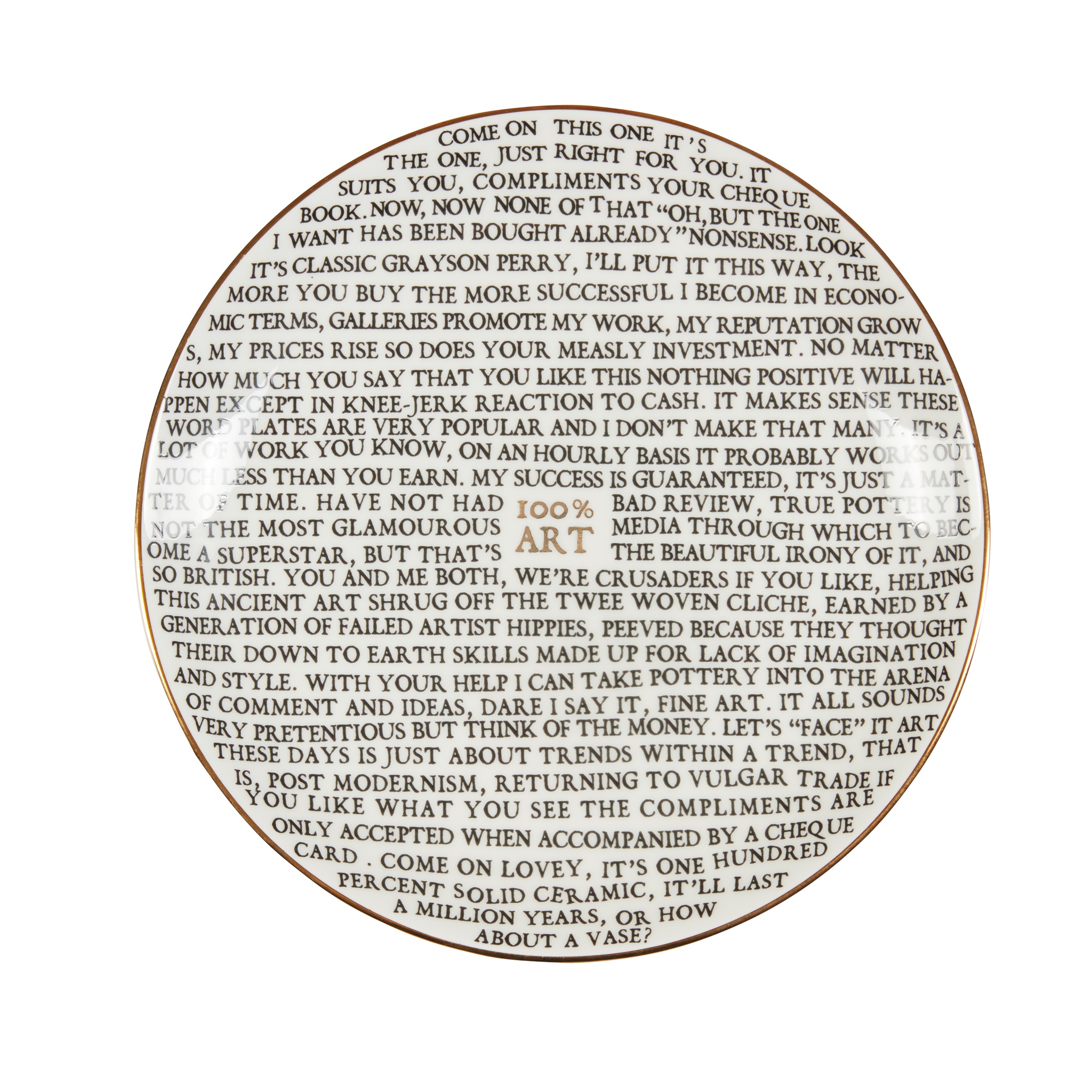 GRAYSON PERRY C.B.E., R.A. (BRITISH 1960-)