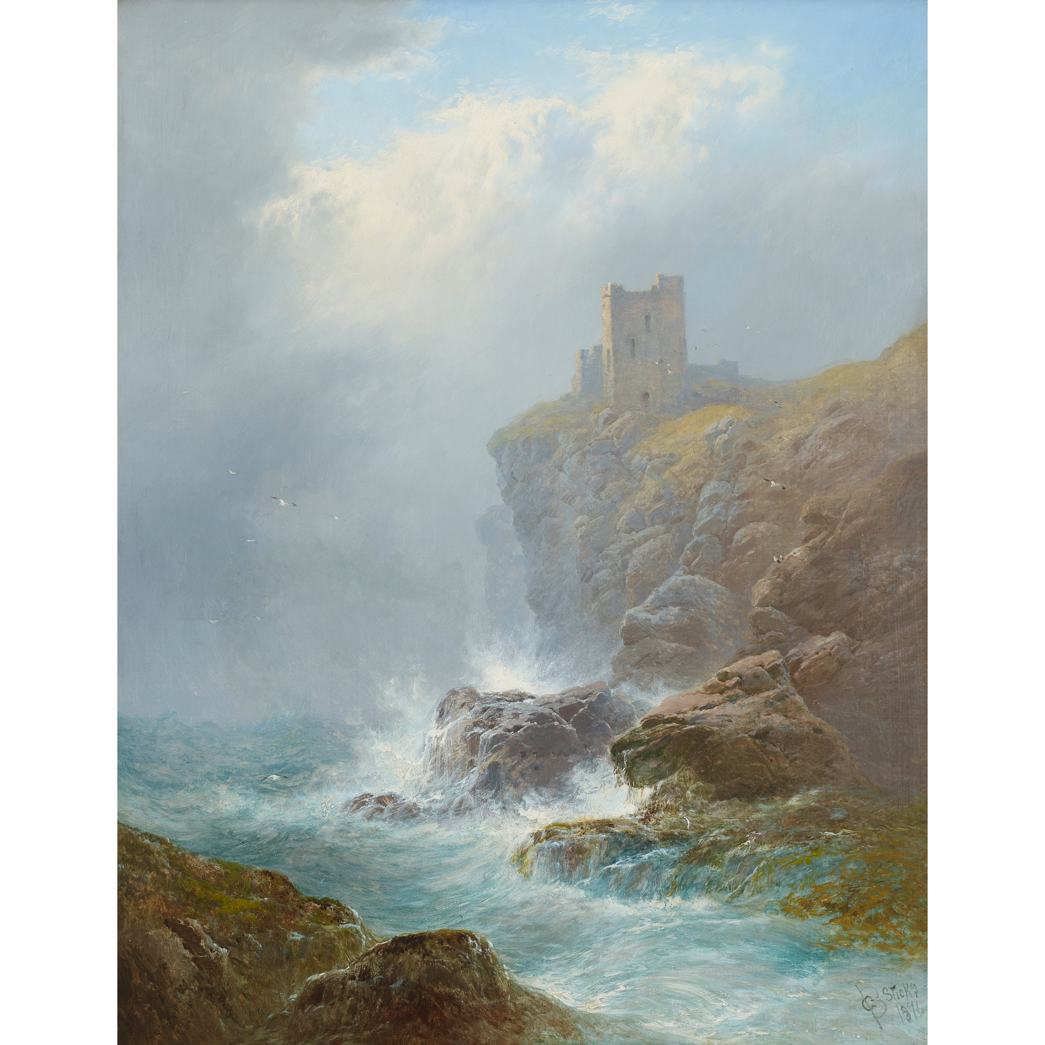 GEORGE BLACKIE STICKS (BRITISH 1843-1938)