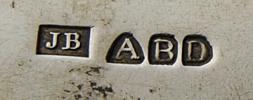 Aberdeen - a set of six Scottish provincial dessert spoons