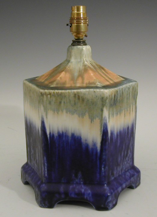 A Ruskin lamp base,