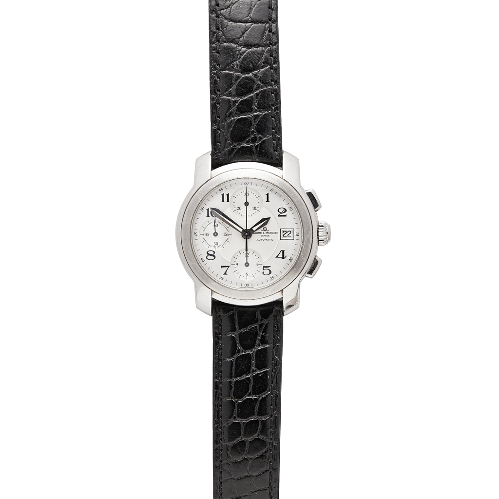 BAUME et MERCIER - A gentleman's stainless steel chronograph